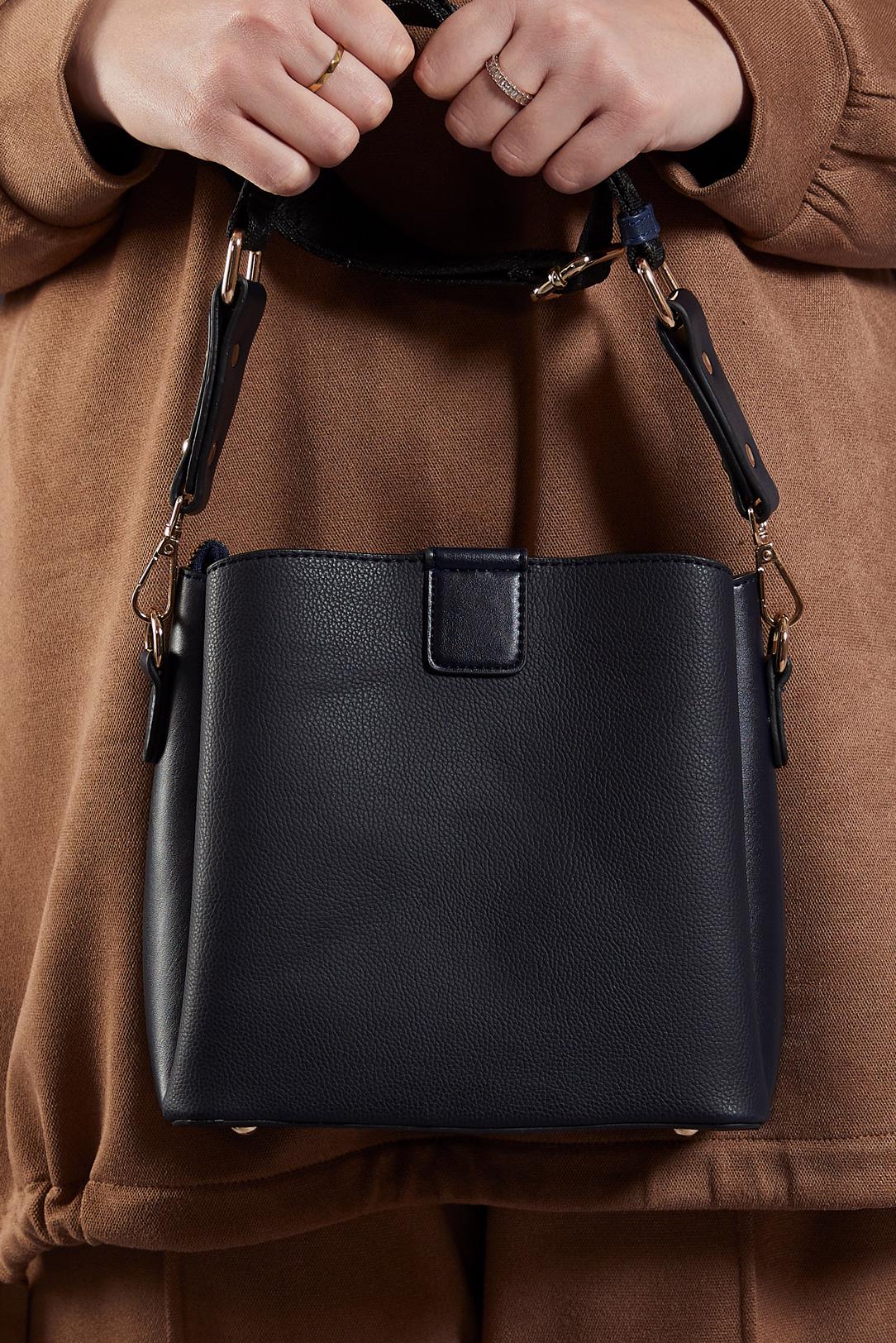 Tesettür giyim LACİVERT ALVİNA ÇANTA 2559