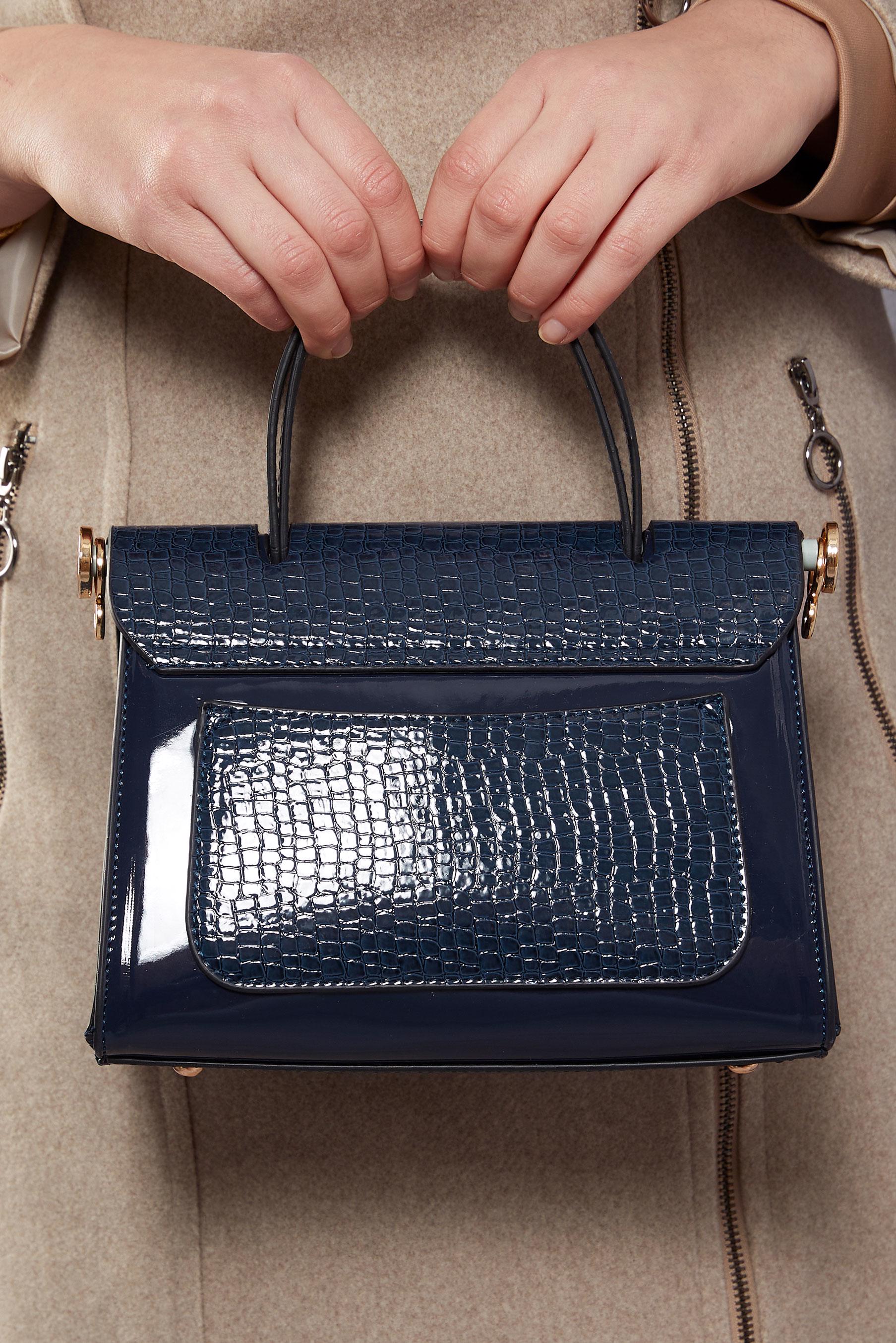 Tesettür giyim LACİVERT ALVİNA ÇANTA 2563