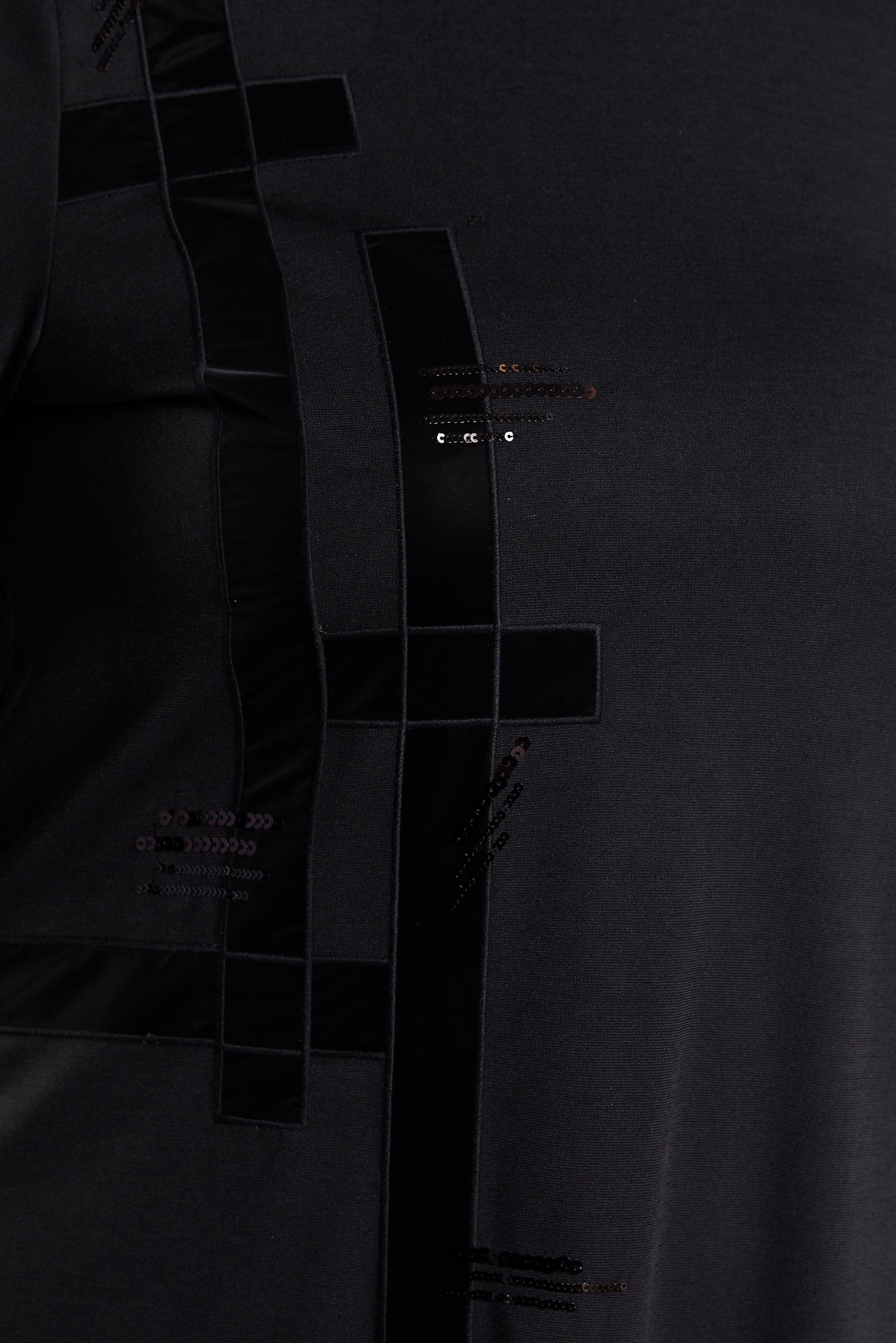 Hijab clothing BLACK STRIPED DRESS 20633