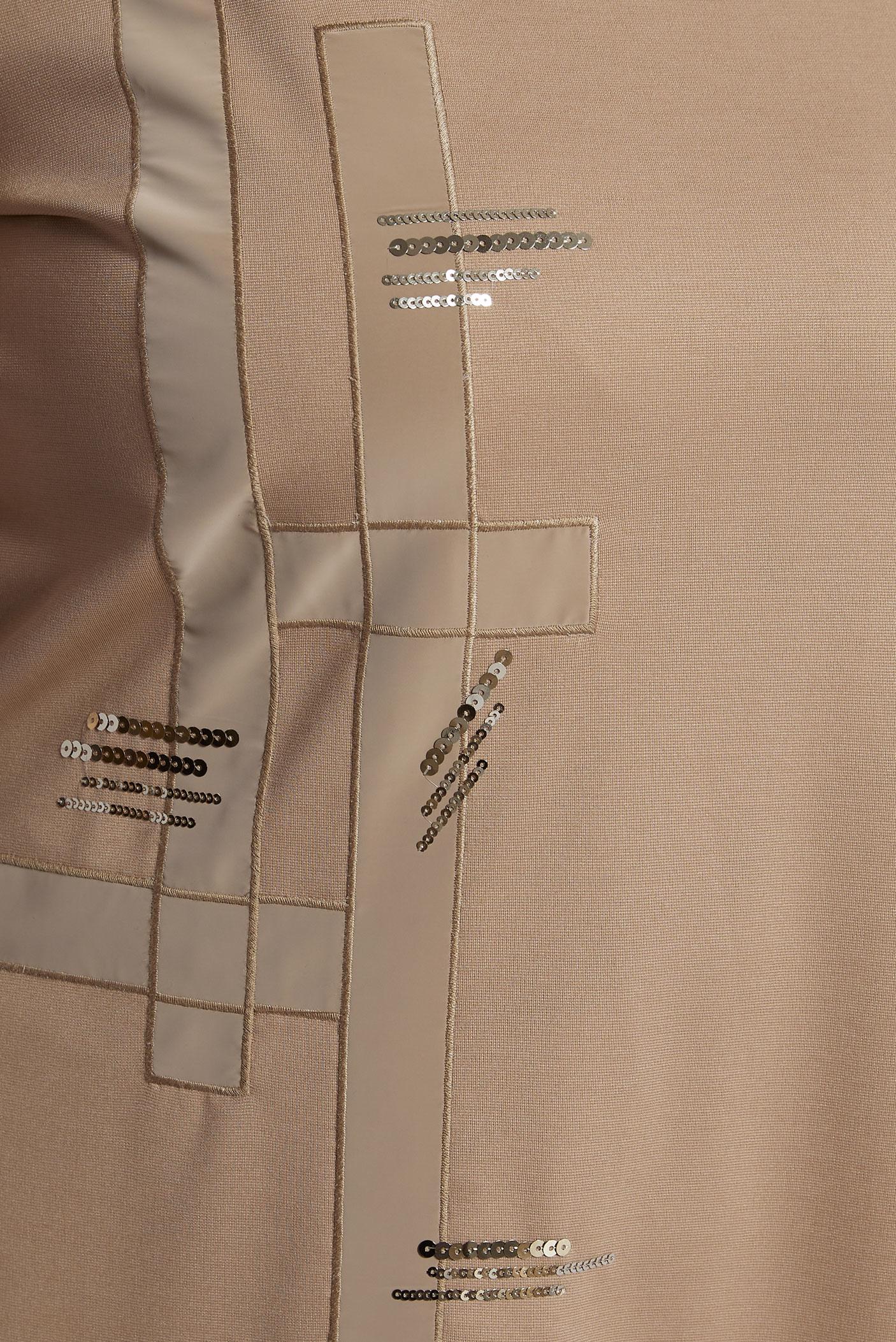 Hijab clothing BEIGE STRIPED DRESS 20633