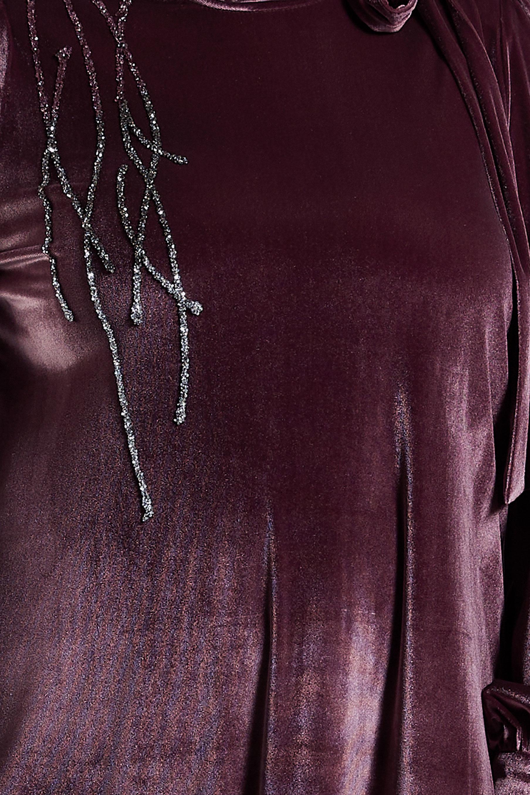 Hijab clothing PINK PLUS SIZE VELVET DRESS 20644