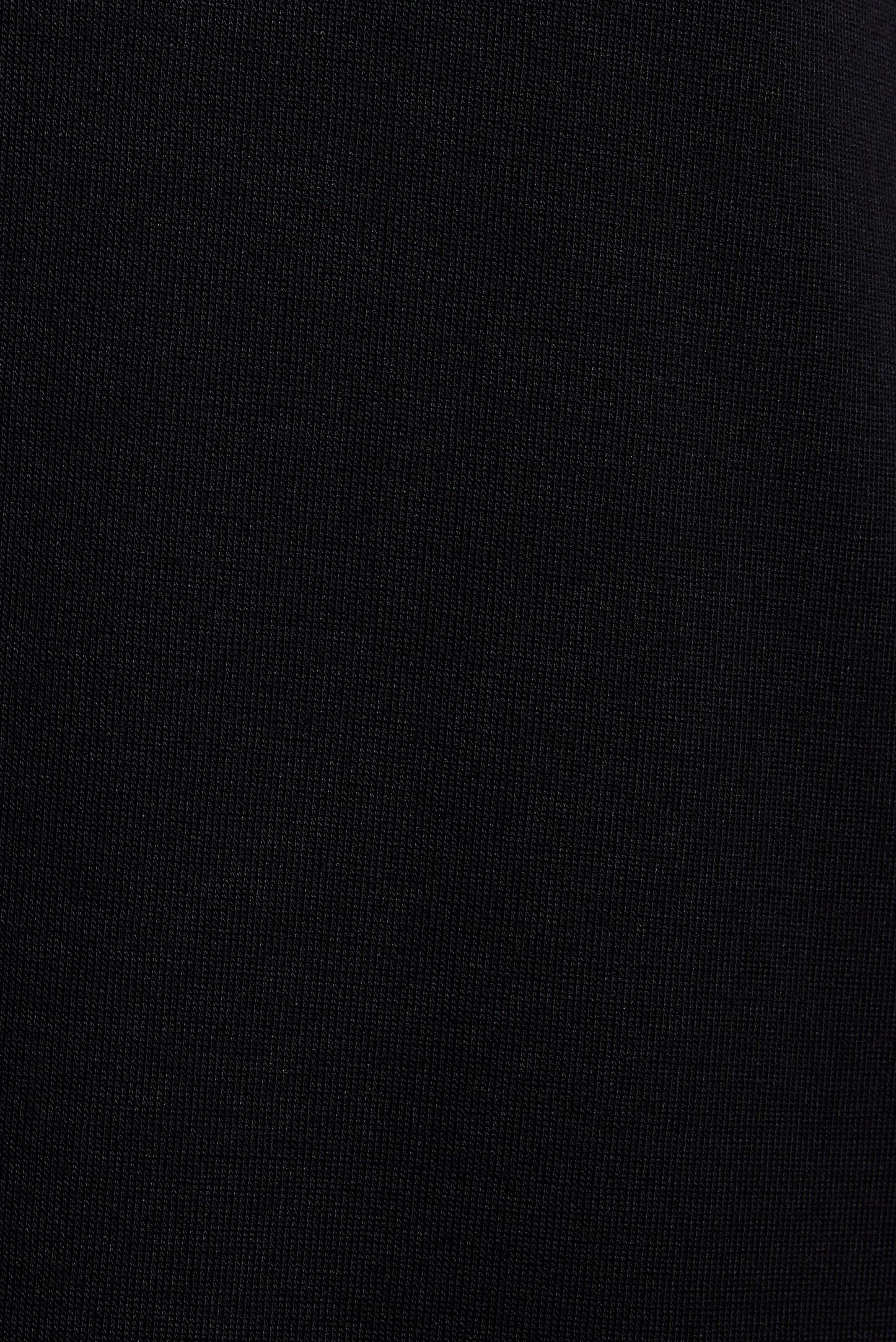 Tesettür giyim SİYAH BOĞAZLI YAKA TRİKO ELBİSE 44921