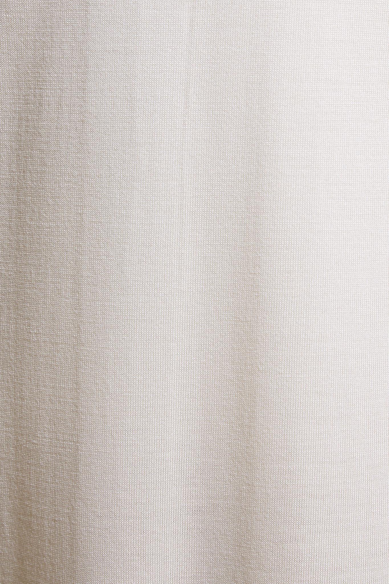 Tesettür giyim BEJ BOĞAZLI YAKA TRİKO ELBİSE 44921