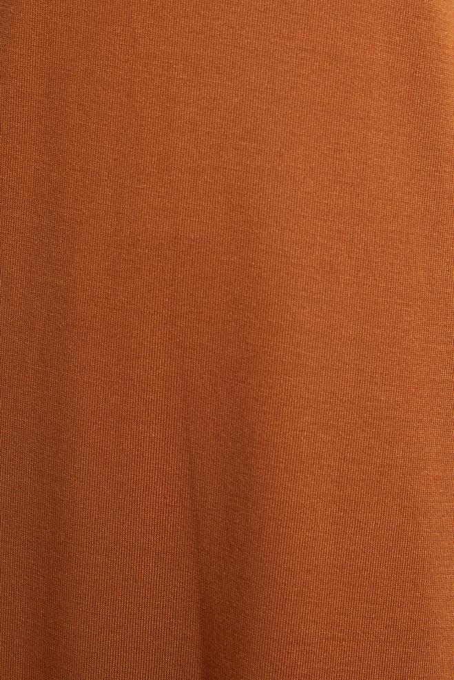 Hijab clothing BROWN TURTLENECK KNITWEAR DRESS 44921 - ALVİNA