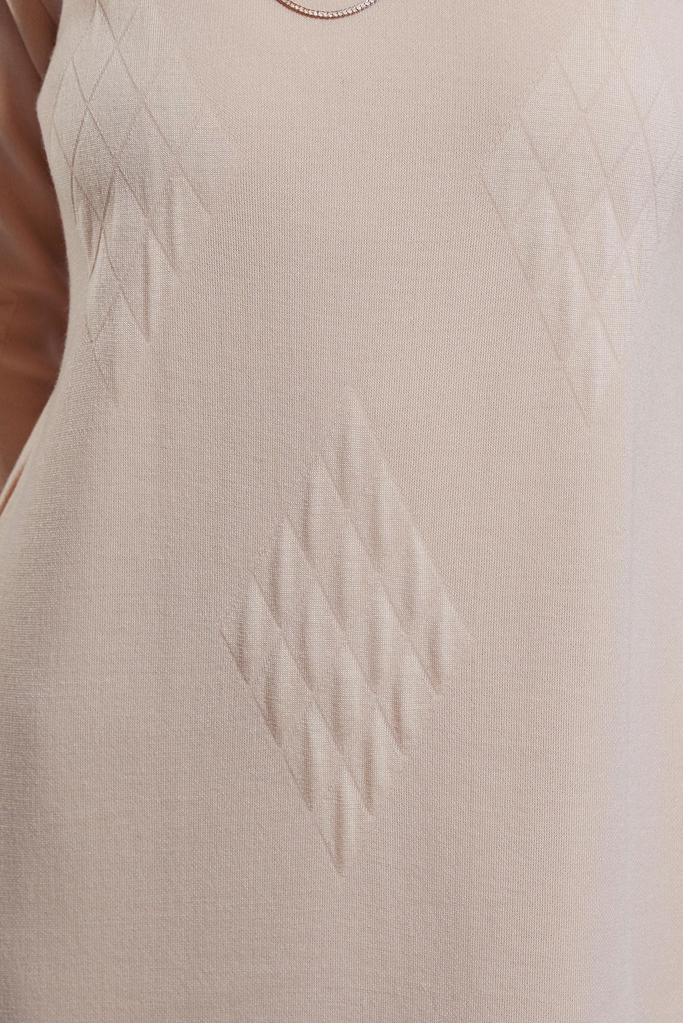 Vêtements hijab BEIGE ROBE EN TRICOT 44922