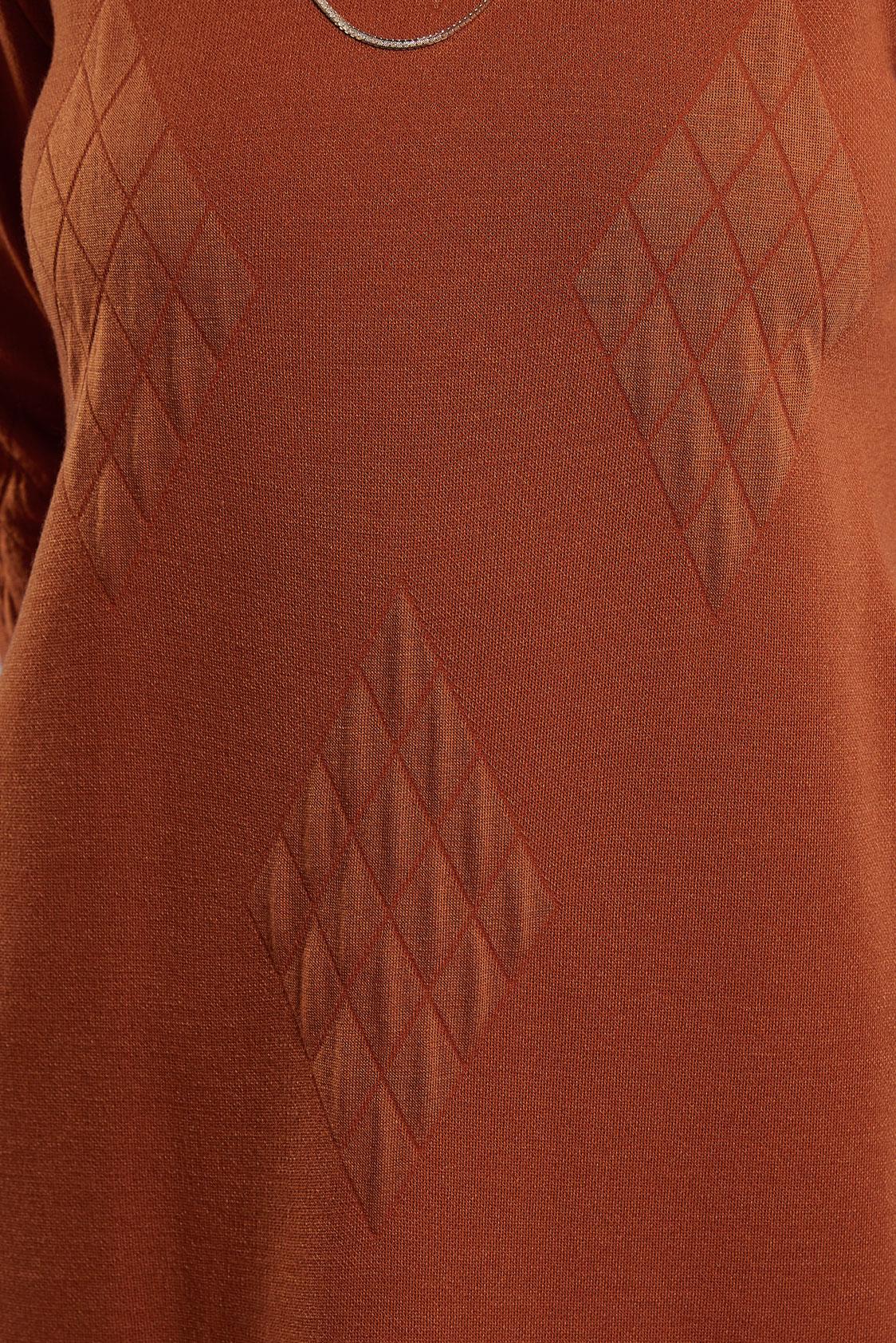 Vêtements hijab ORANGE ROBE EN TRICOT 44922