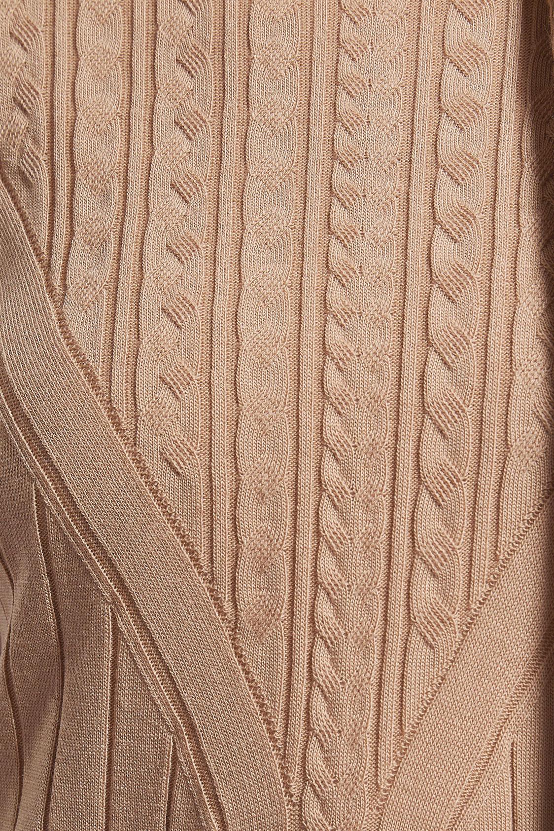 Vêtements hijab BEIGE ROBE EN TRICOT À COL ROULÉ 44923