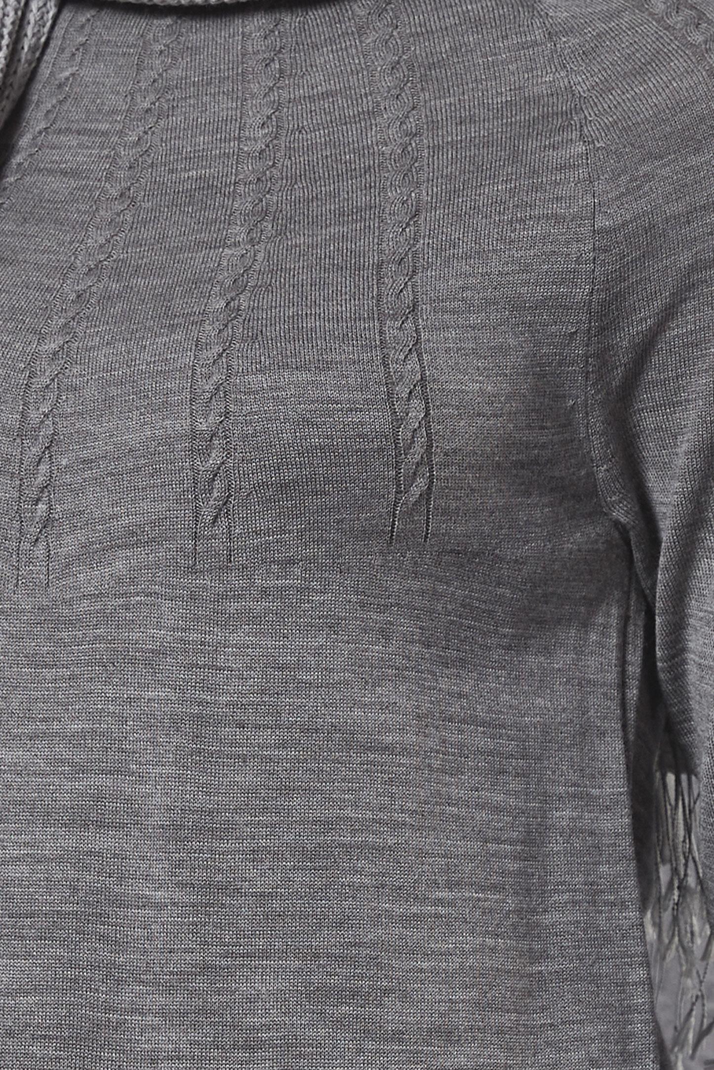 Vêtements hijab GRIS ROBE EN TRICOT 44968