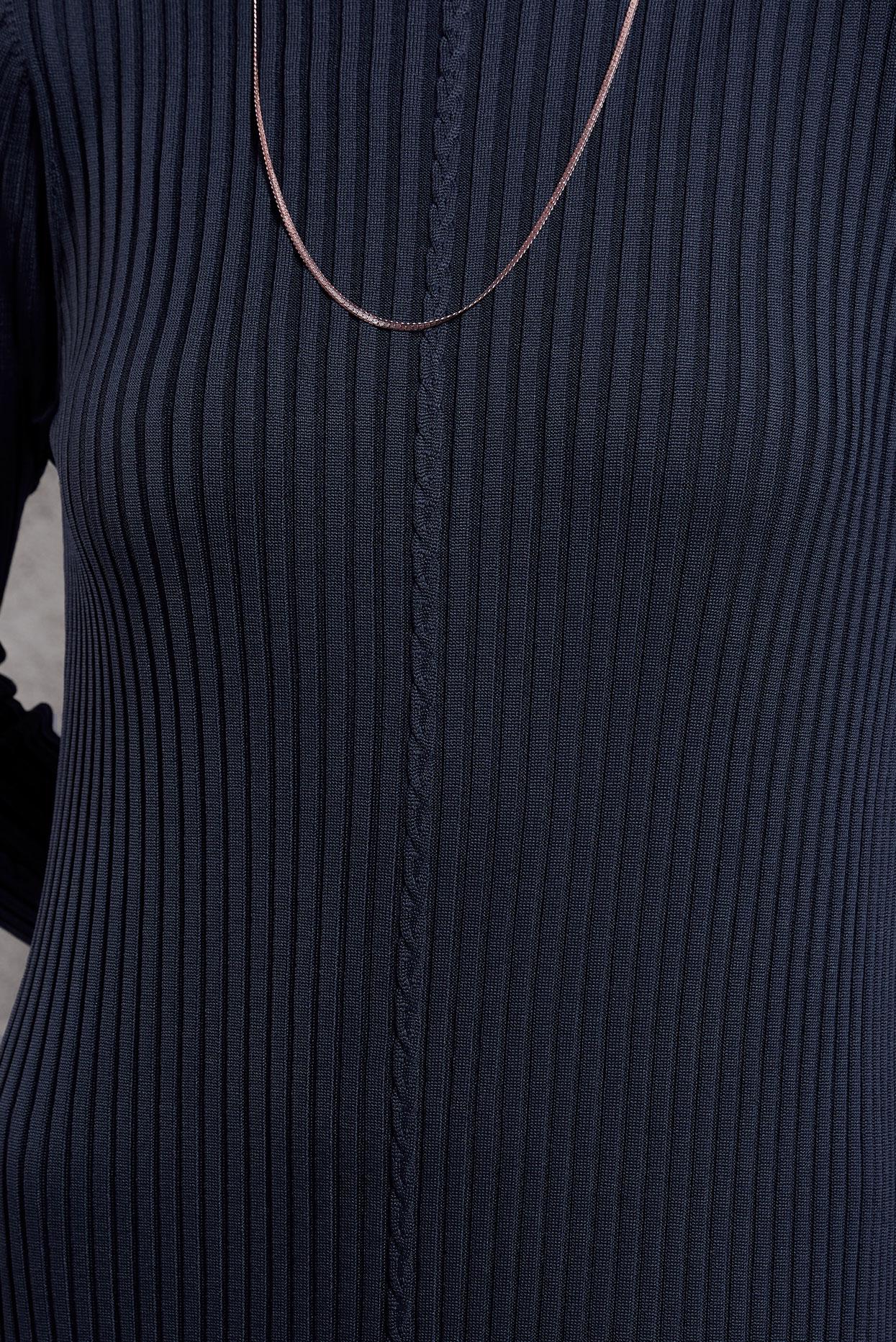 Tesettür giyim LACİVERT TRİKO ELBİSE 44970