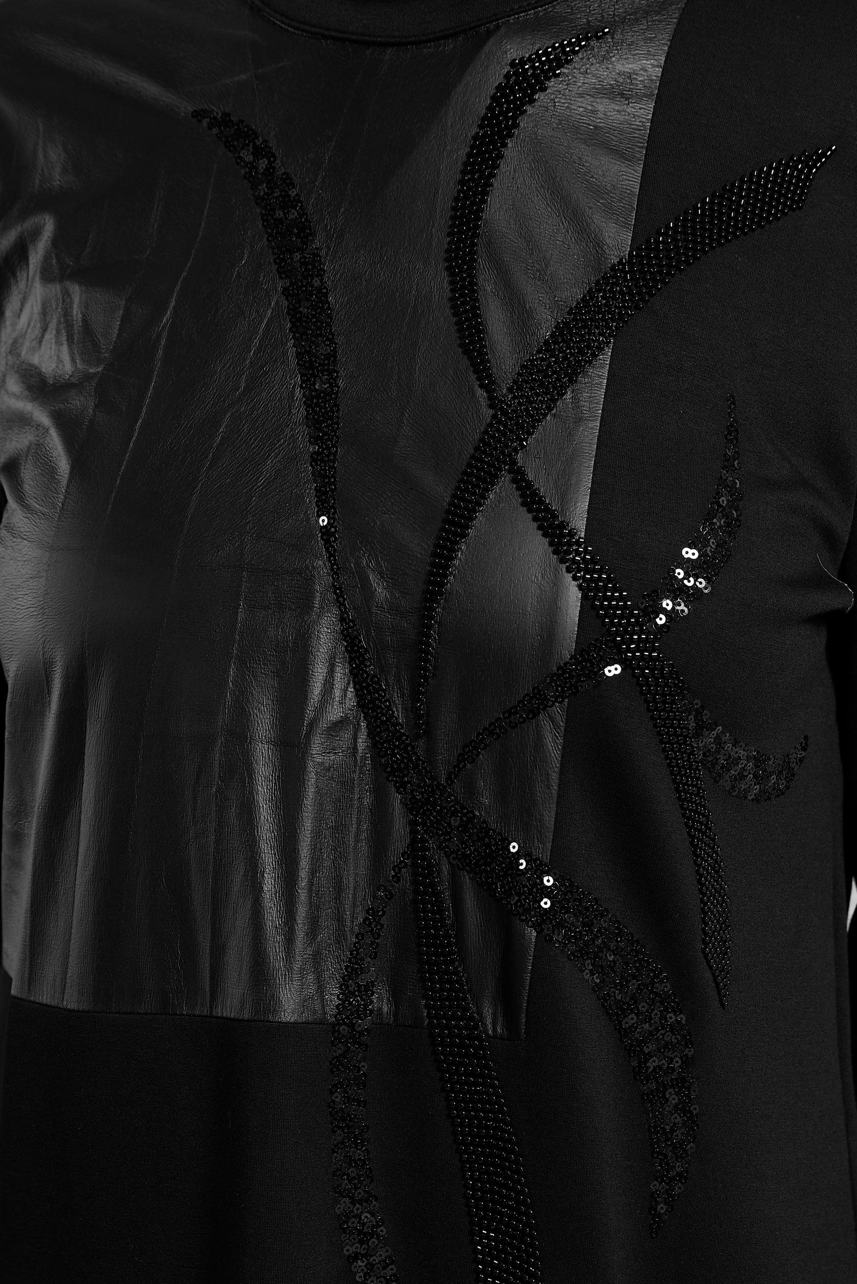 Vêtements hijab NOIR ROBE MODESTE BRODÉE DE PIERRES PRÉCIEUSES 45058