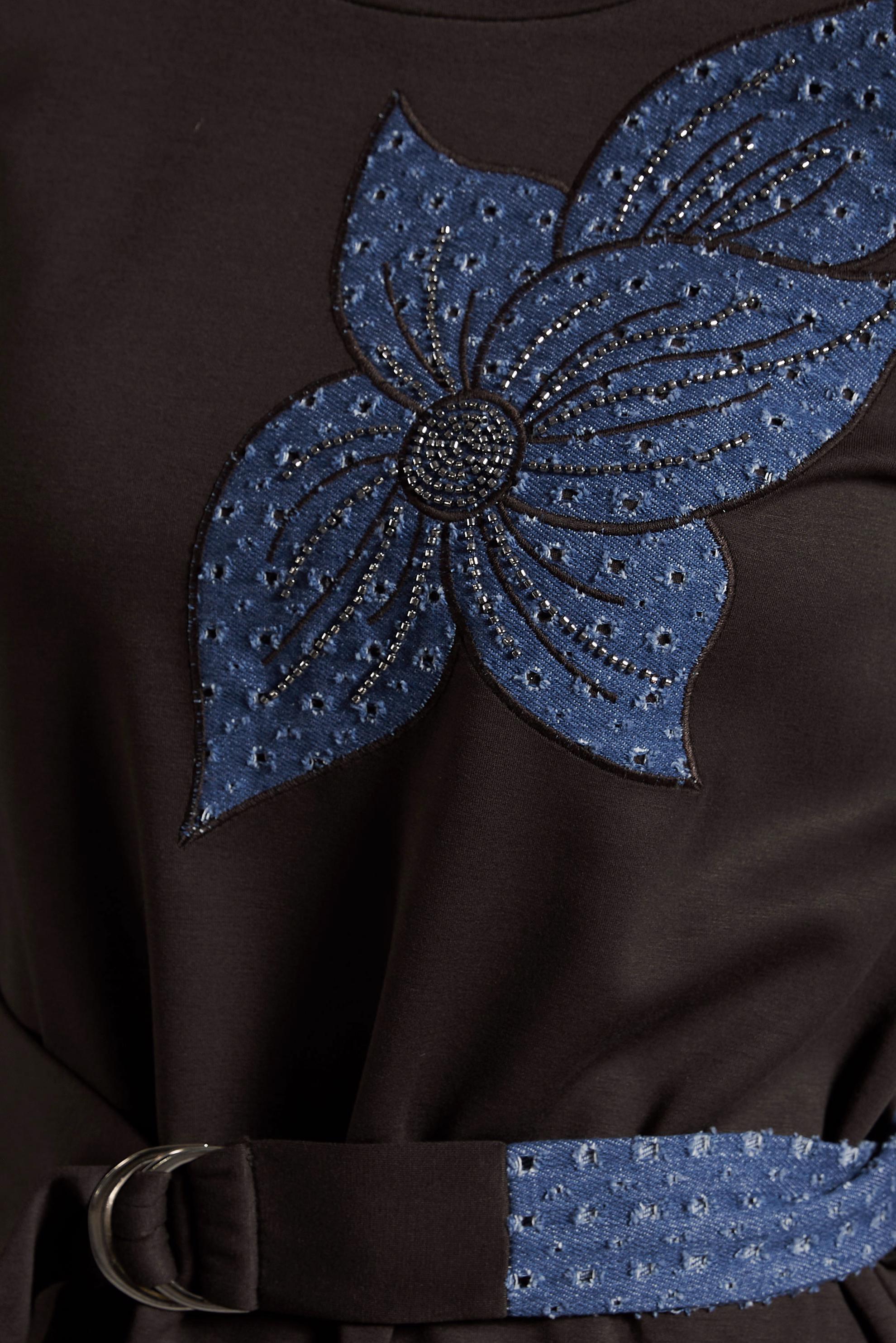 Vêtements hijab BRUN ROBE CEINTURE 45106