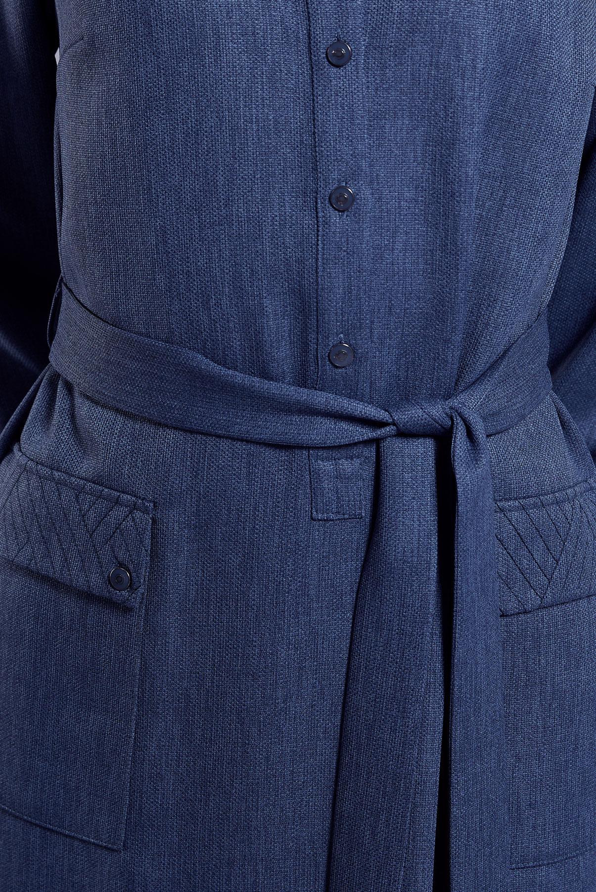 Hijab clothing NAVY BLUE BELTED DRESS 45123