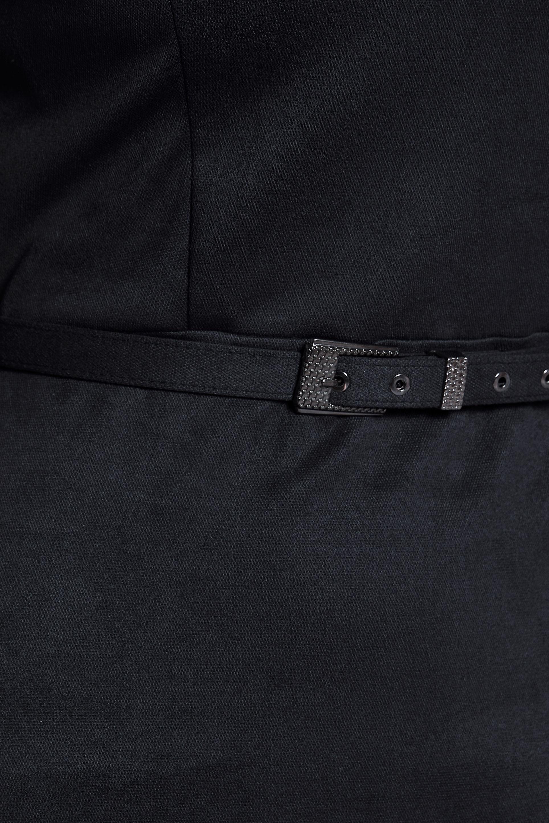 Tesettür giyim SİYAH KEMERLİ ELBİSE 45146