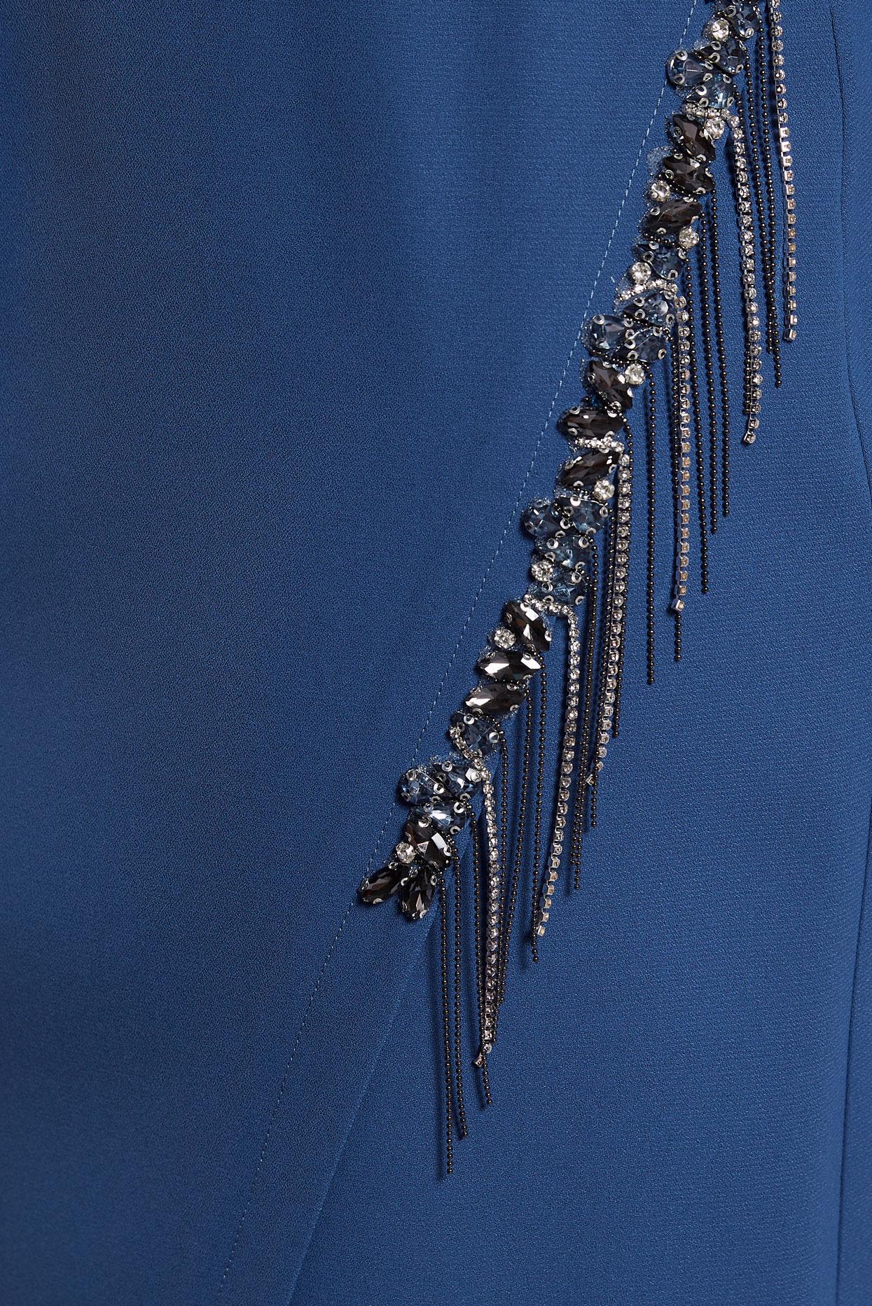 Vêtements hijab BLEU MARINE ROBE À DÉTAILS DE PIERRES PRÉCIEUSES 45191