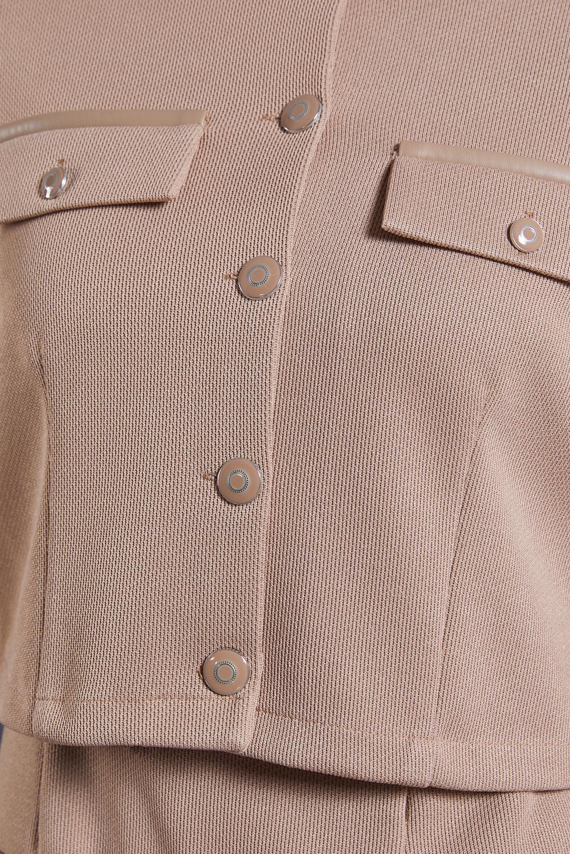 Vêtements hijab BRUN COSTUME AVEC VESTE 45256