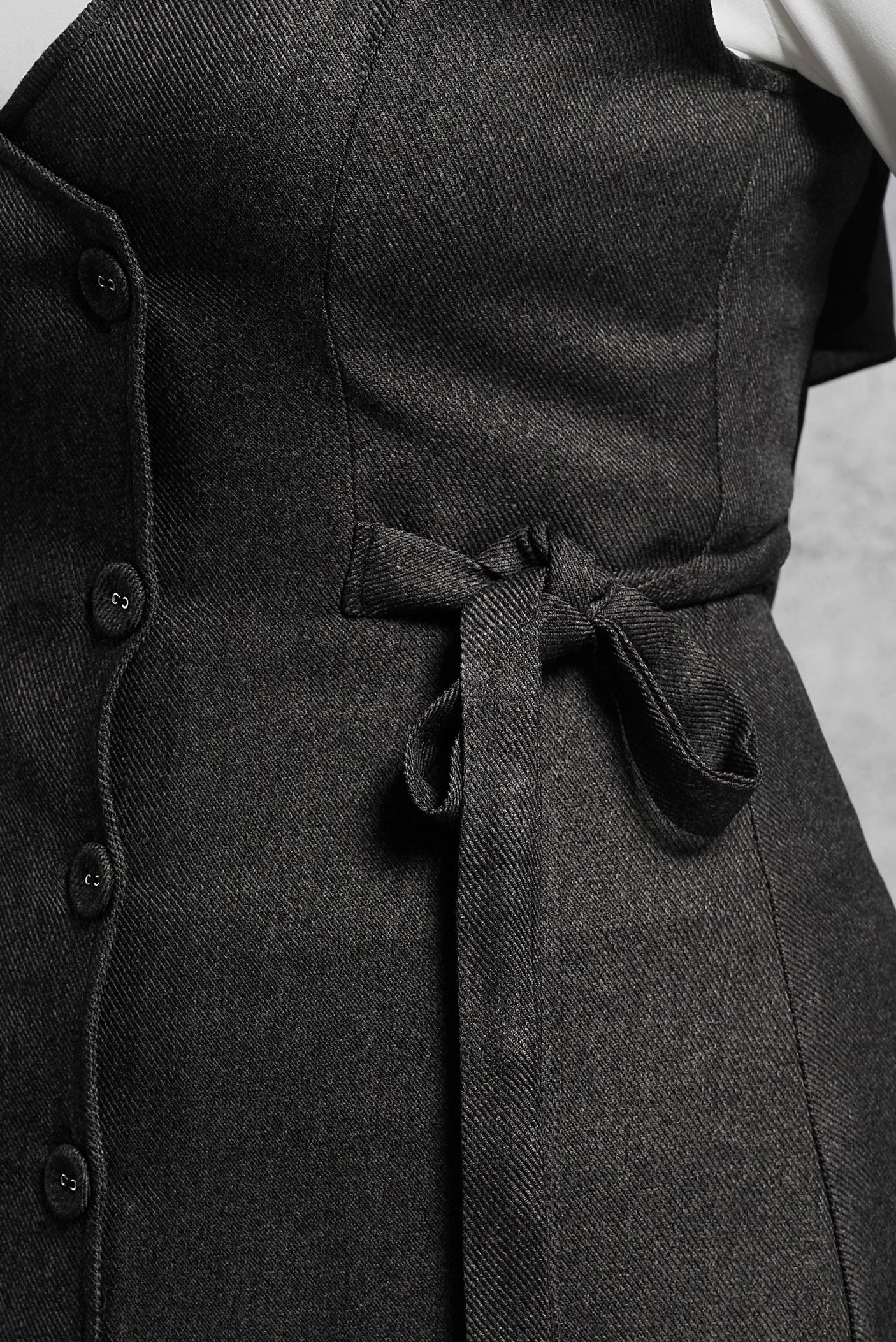 Vêtements hijab GRIS ROBE SALOPETTE CEINTURÉE 45279