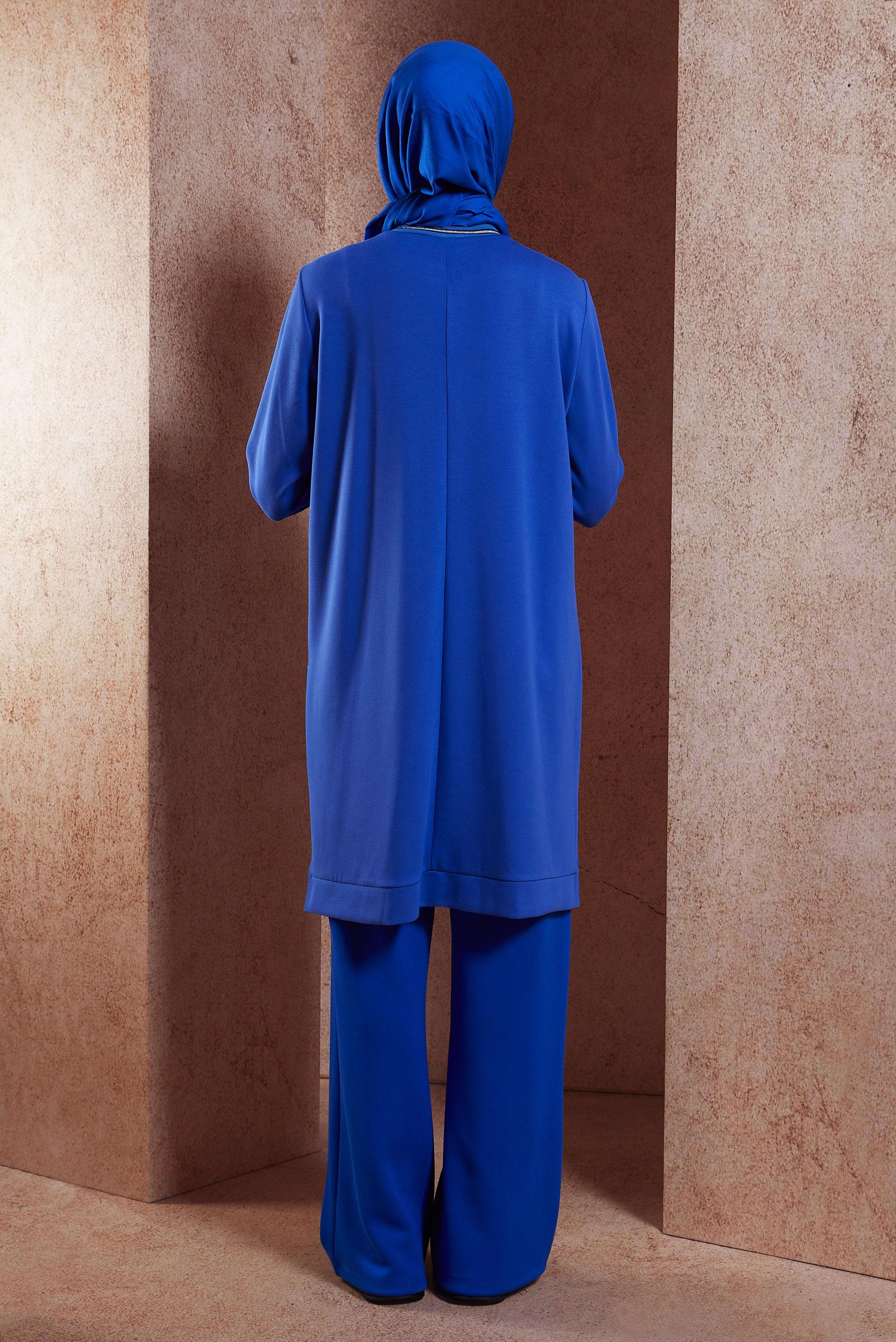 Hijab clothing NAVY BLUE MODEST TRACKSUIT TUNIC 44677