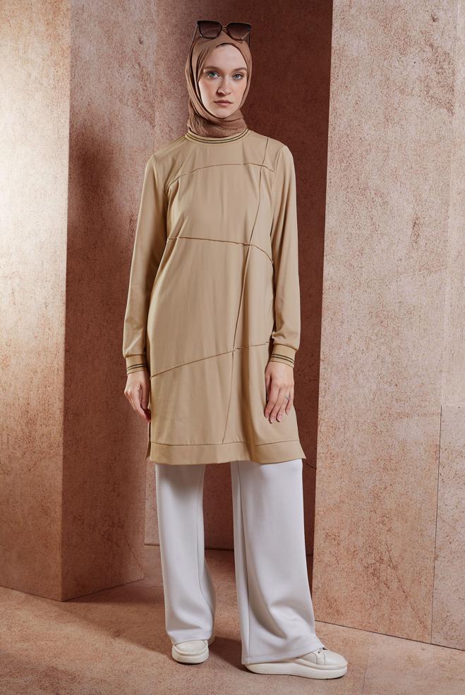 Hijab clothing TABA MODEST TRACKSUIT TUNIC 44677 - ALVİNA