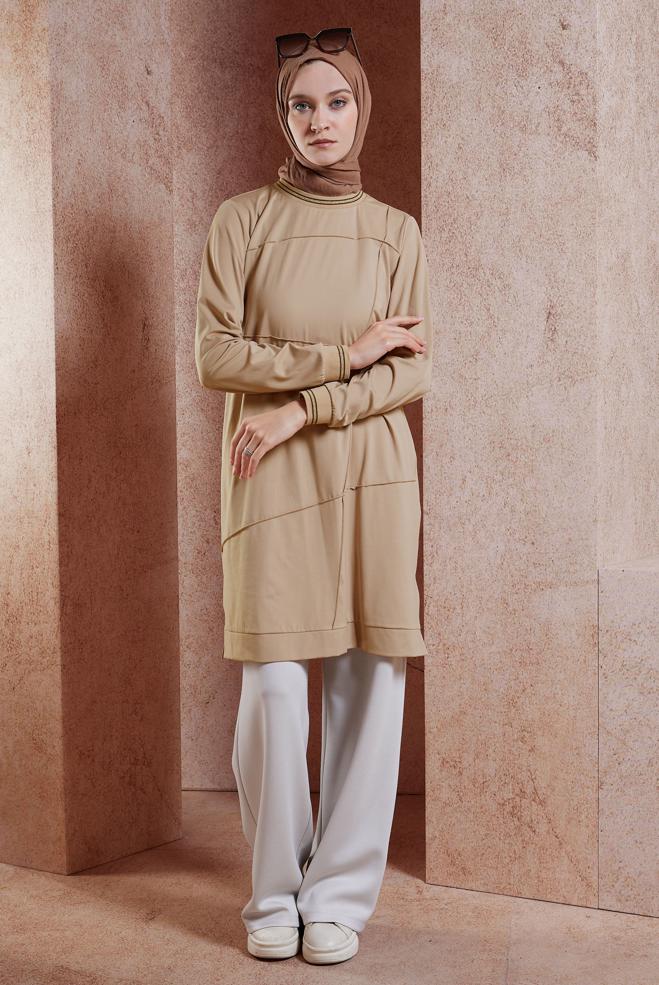 Hijab clothing TABA MODEST TRACKSUIT TUNIC 44677 - ALVİNA