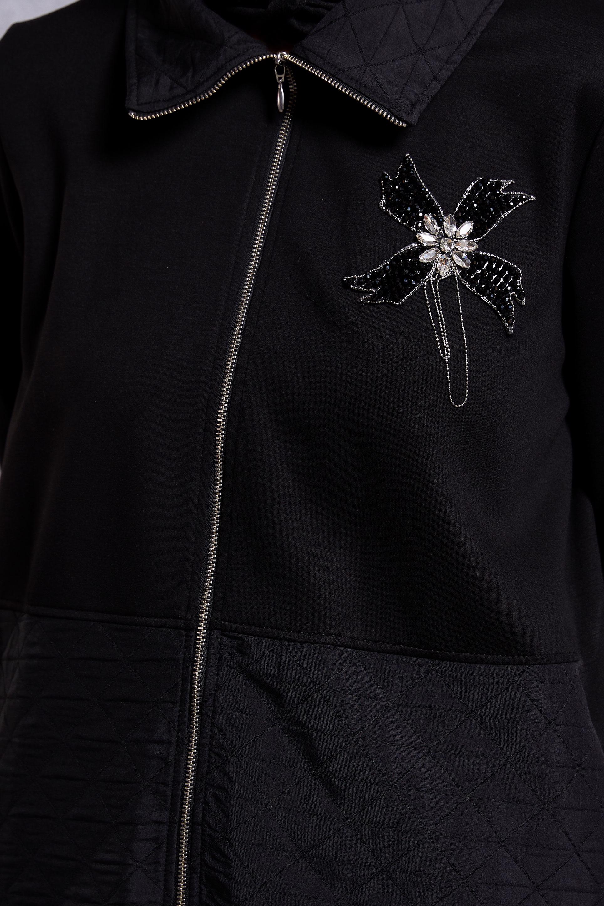 Vêtements hijab NOIR ENSEMBLE DE SURVÊTEMENT MATELASSÉ 45036