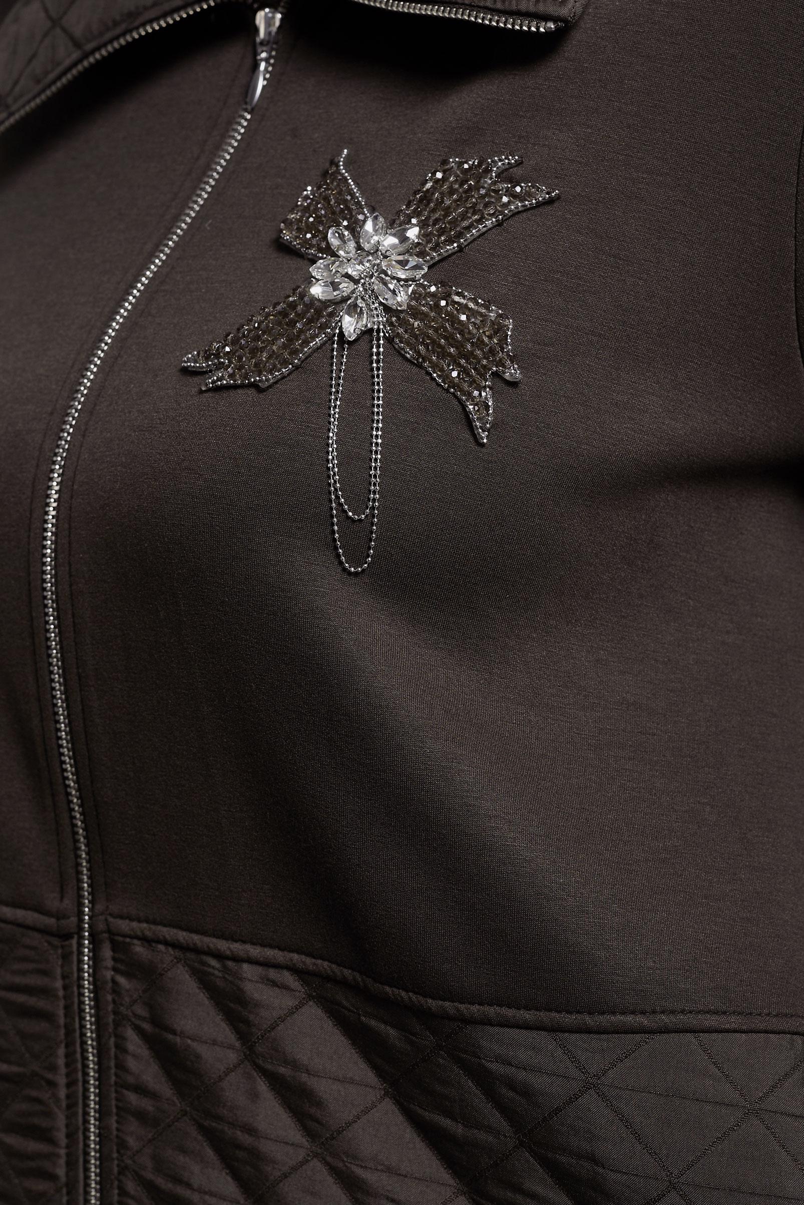 Tesettür giyim KAHVE KAPİTONE PANTOLONLU EŞOFMAN TAKIM 45036