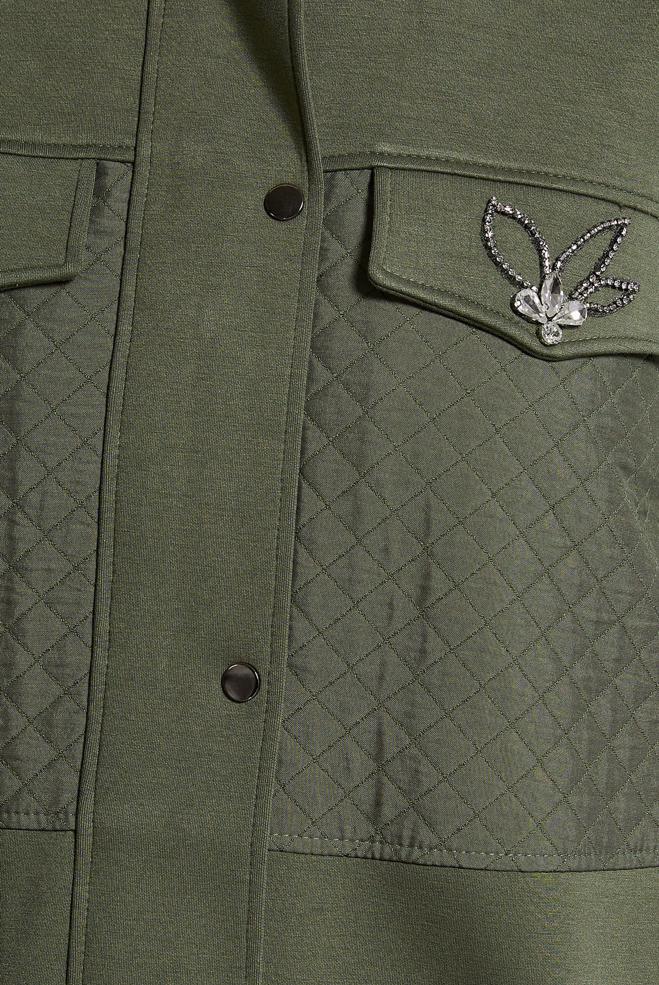 Tesettür giyim HAKİ PANTOLONLU EŞOFMAN TAKIM 45037 - ALVİNA