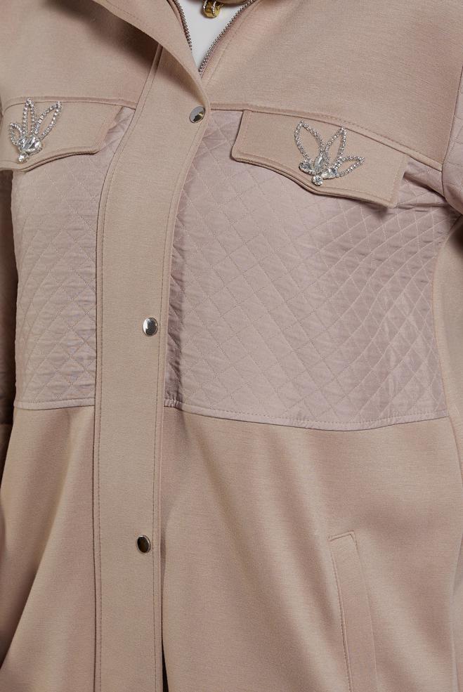 Tesettür giyim KAHVE PANTOLONLU EŞOFMAN TAKIM 45037 - ALVİNA