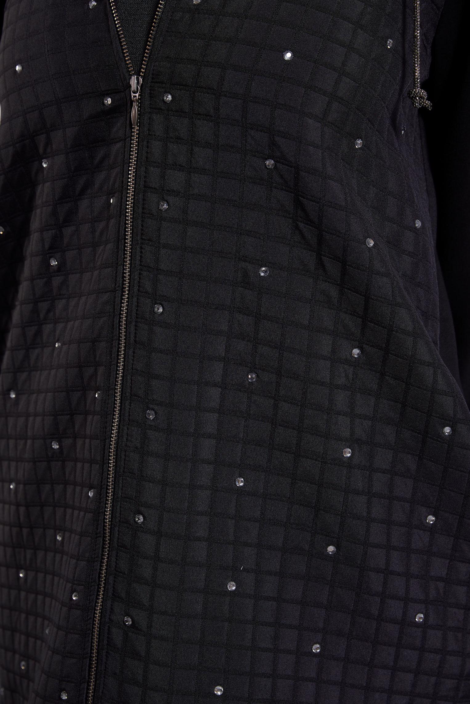 Tesettür giyim SİYAH KAPİTONE DESENLİ EŞOFMAN TAKIM 45038