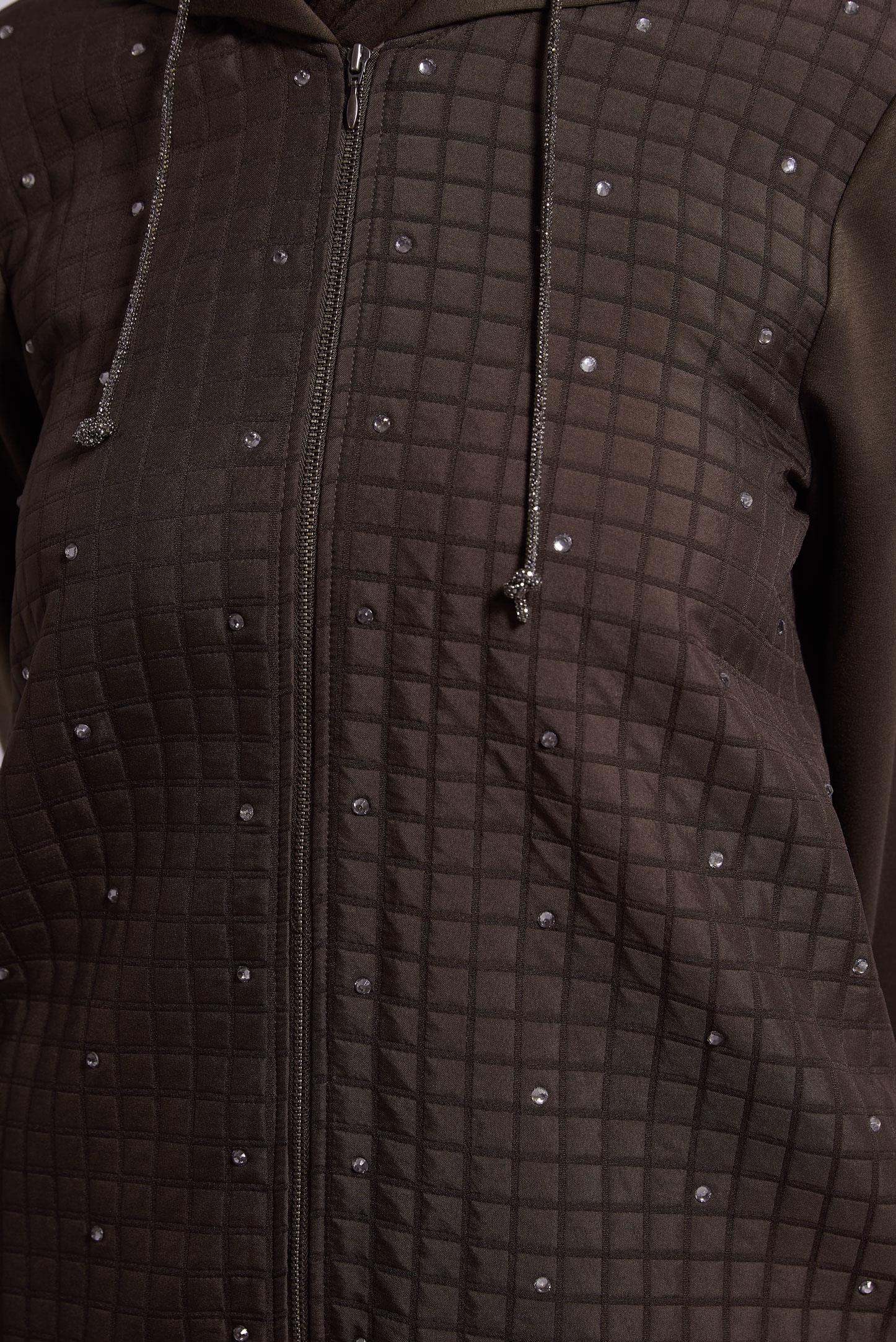 Vêtements hijab BRUN ENSEMBLE DE SURVÊTEMENT MATELASSÉ 45038