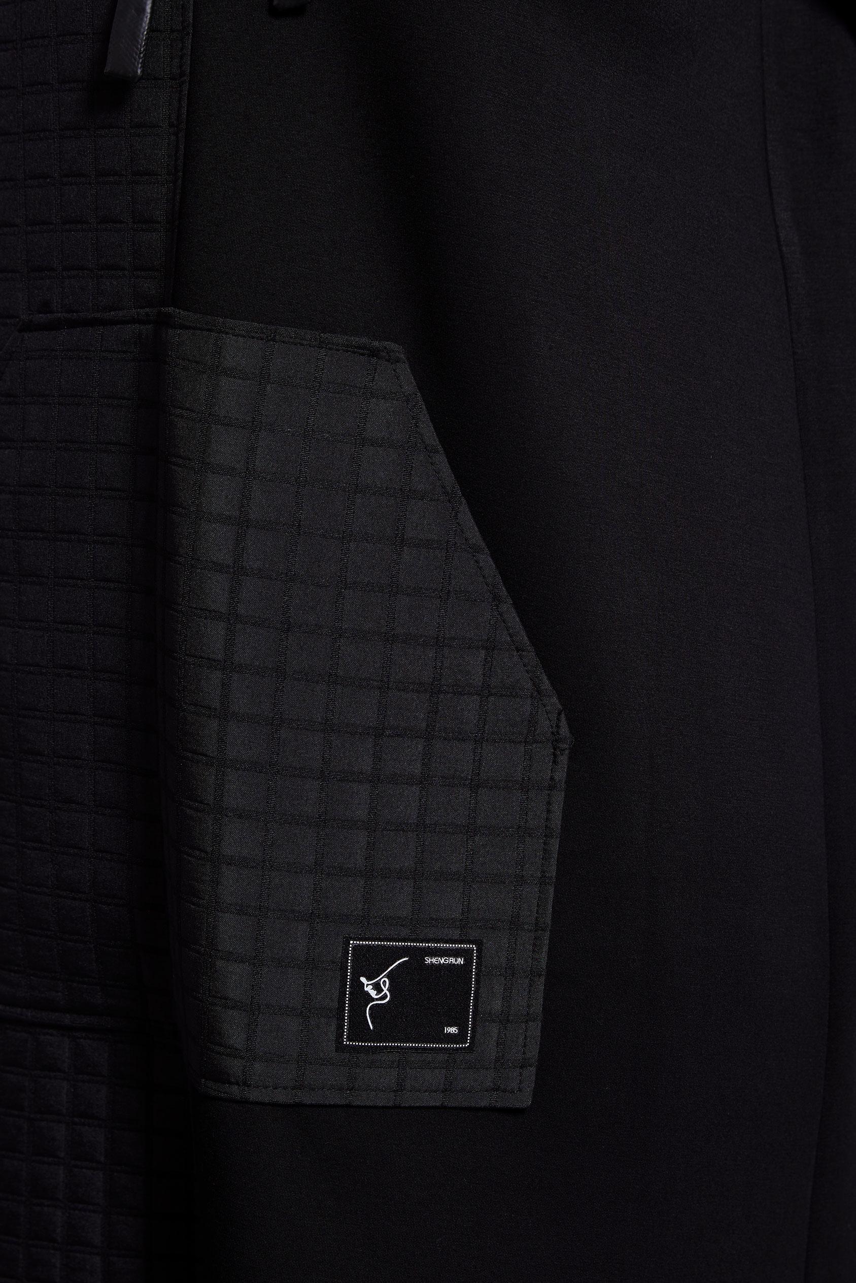 Hijab clothing BLACK HOODED TRACKSUIT TUNIC 45039