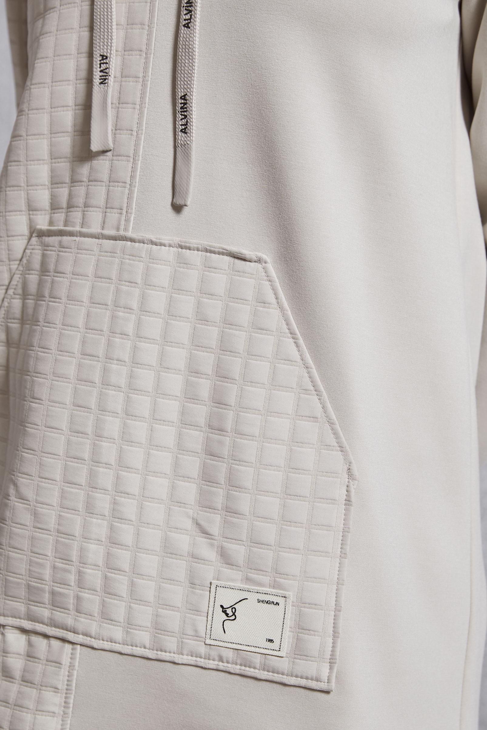 Hijab clothing BEIGE HOODED TRACKSUIT TUNIC 45039