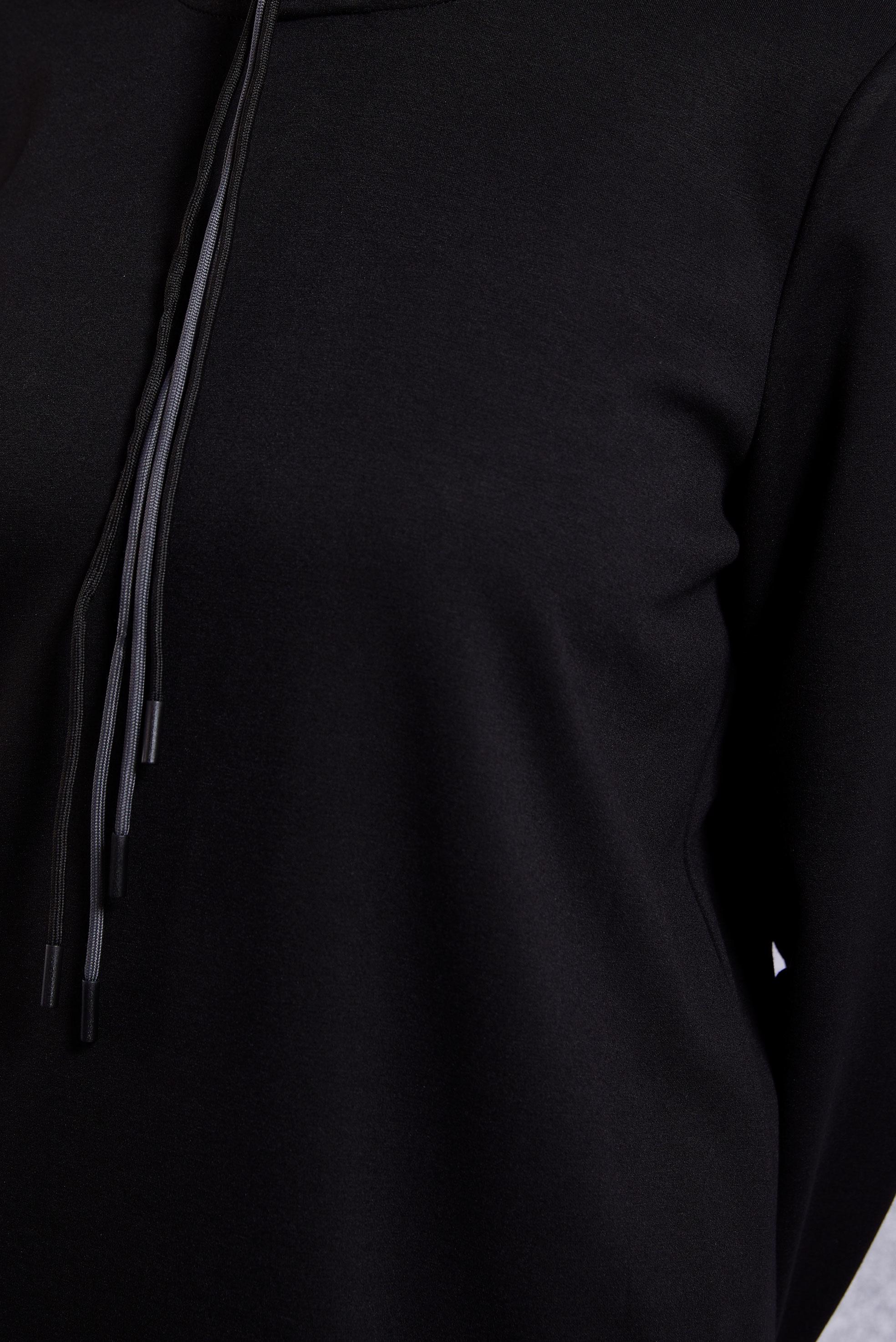 Vêtements hijab NOIR ENSEMBLE DE SURVÊTEMENT À CAPUCHE 45040