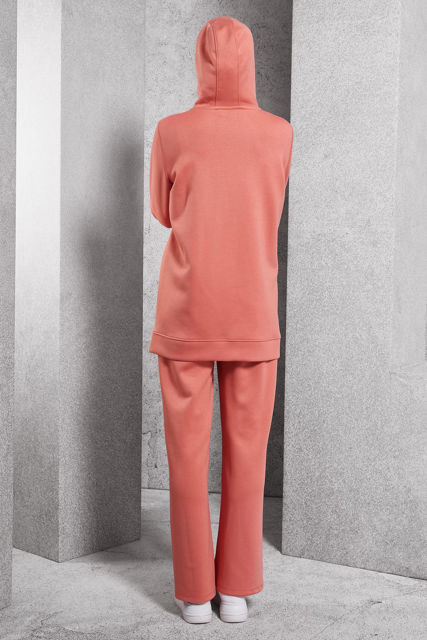 Vêtements hijab POUDRE ENSEMBLE DE SURVÊTEMENT À CAPUCHE 45040