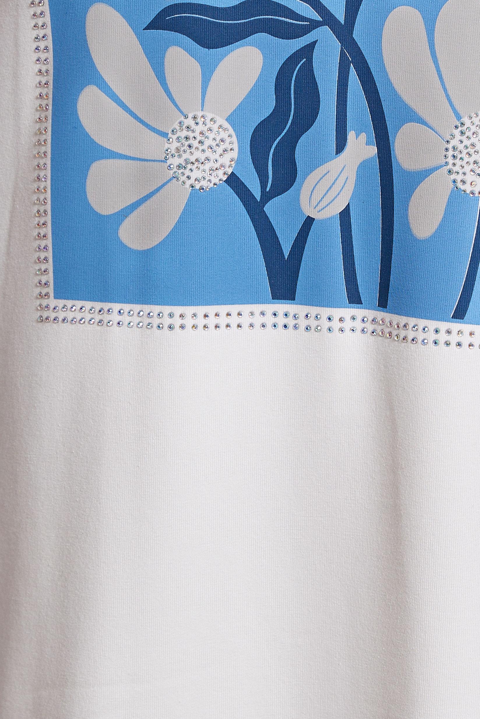 Hijab clothing WHITE PRINTED TRACKSUIT TUNIC 45042