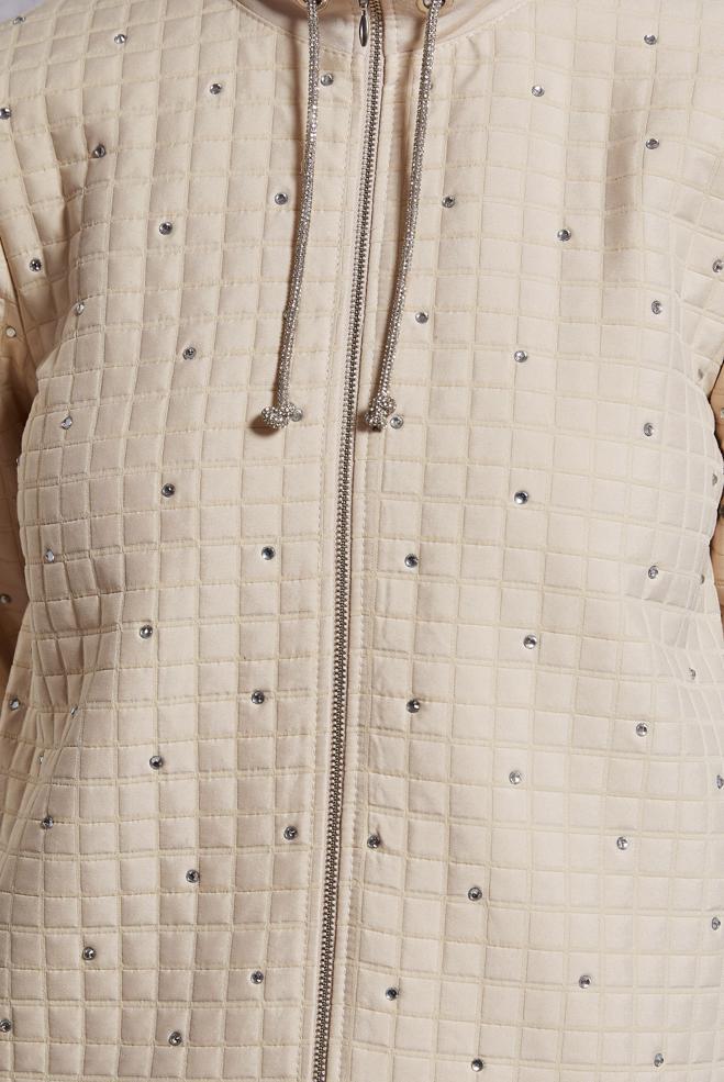 Vêtements hijab ÉCRUE ENSEMBLE DE SURVÊTEMENT À JUPE 45052 - ALVİNA