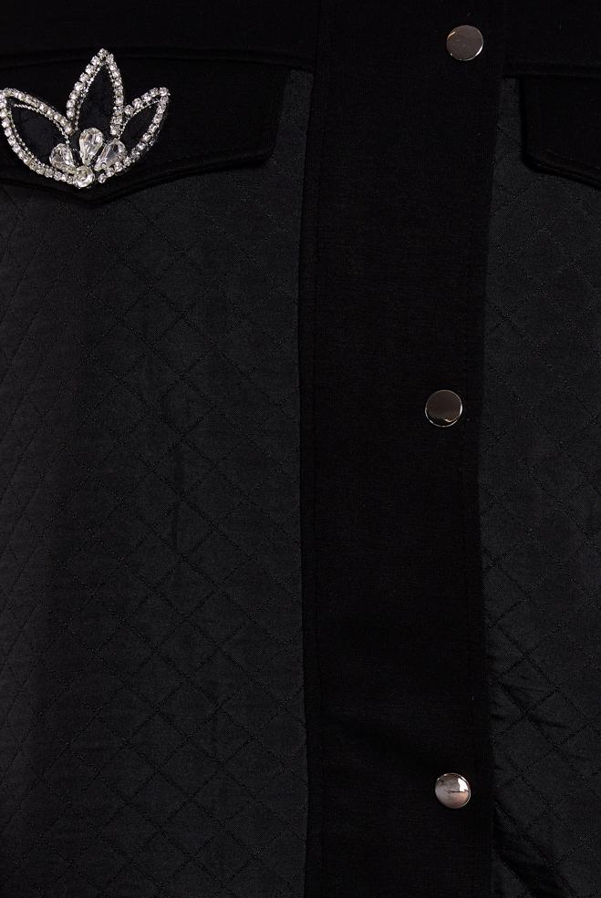 Vêtements hijab NOIR ENSEMBLE DE SURVÊTEMENT À JUPE 45053 - ALVİNA