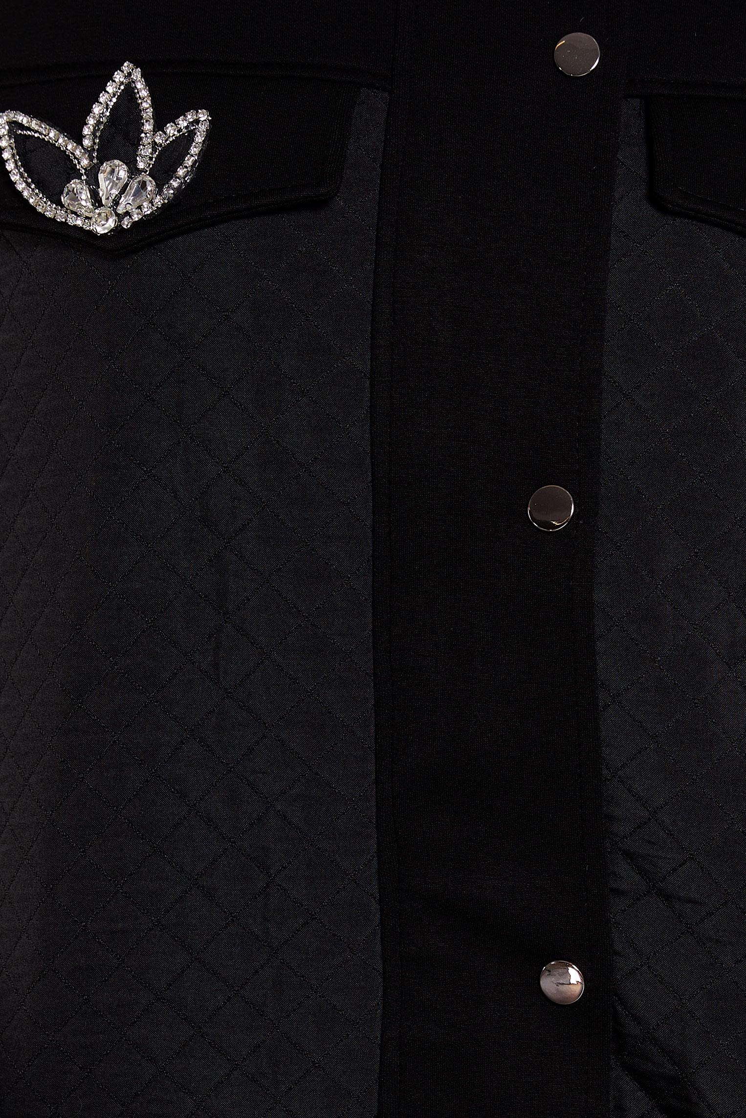 Vêtements hijab NOIR ENSEMBLE DE SURVÊTEMENT À JUPE 45053