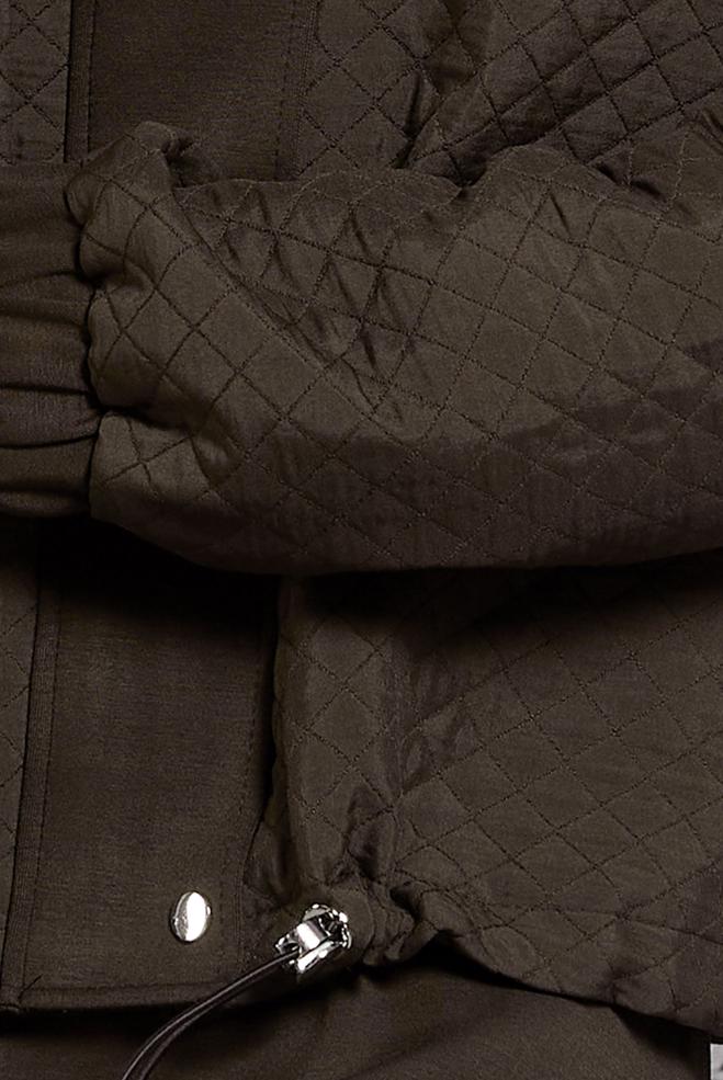 Vêtements hijab BRUN ENSEMBLE DE SURVÊTEMENT À JUPE 45053 - ALVİNA