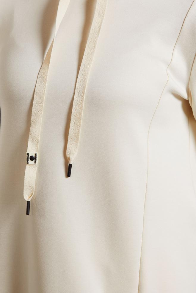 Vêtements hijab ÉCRUE ENSEMBLE SURVÊTEMENT AVEC PANTALON 45055  - ALVİNA