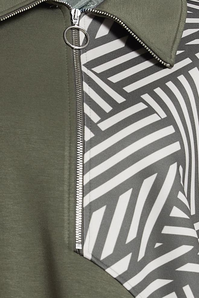 Vêtements hijab KAKI ENSEMBLE SURVÊTEMENT AVEC PANTALON 45064 - ALVİNA