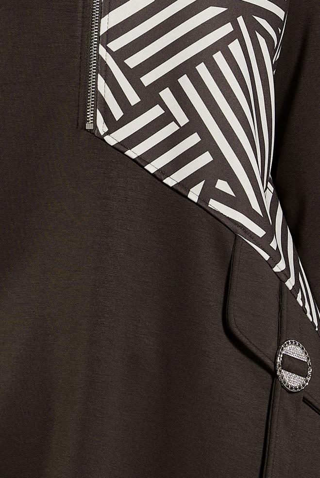 Vêtements hijab BRUN ENSEMBLE SURVÊTEMENT AVEC PANTALON 45064 - ALVİNA