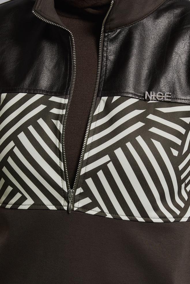 Vêtements hijab BRUN ENSEMBLE DE SURVÊTEMENT À JUPE 45066 - ALVİNA