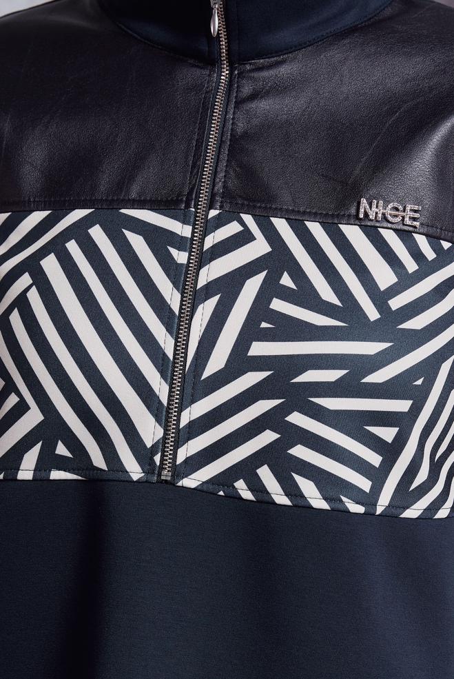 Vêtements hijab BLEU MARINE ENSEMBLE DE SURVÊTEMENT À JUPE 45066 - ALVİNA