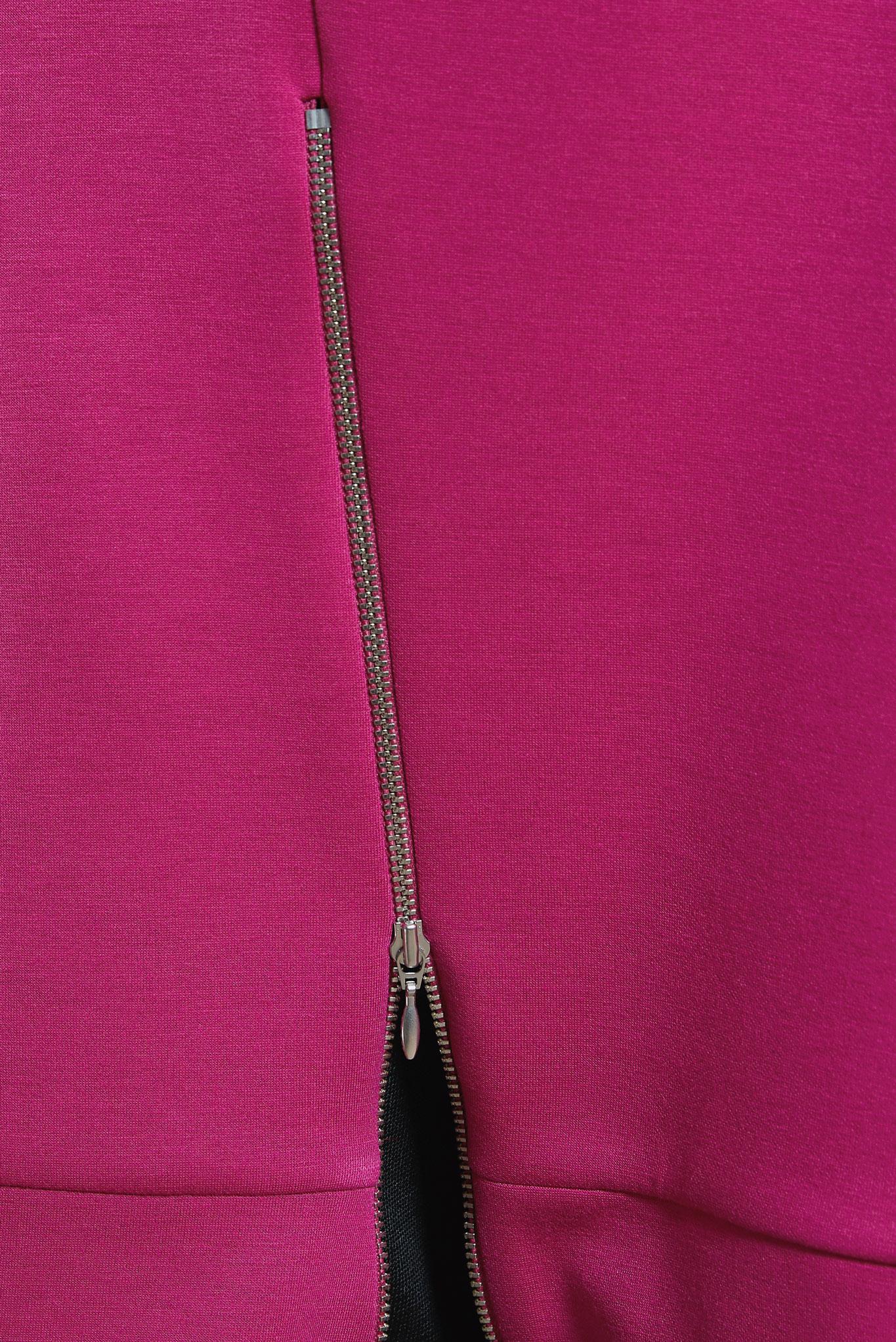 Tesettür giyim FUŞYA FERMUAR DETAYLI EŞOFMAN TUNİK 45093