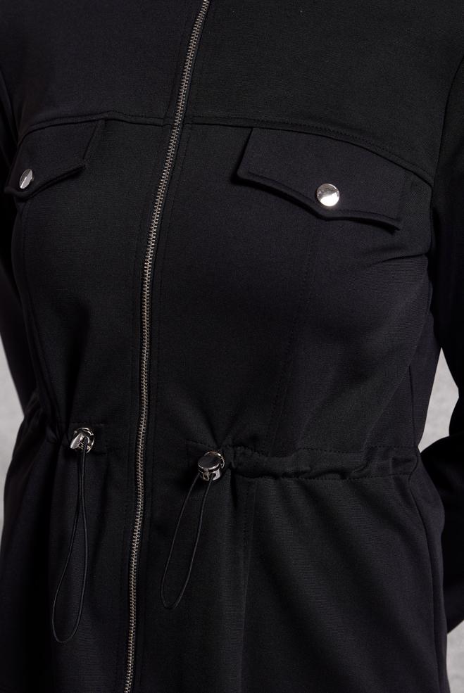 Vêtements hijab NOIR COMBINAISON DE SURVÊTEMENT À JUPE 45097 - ALVİNA