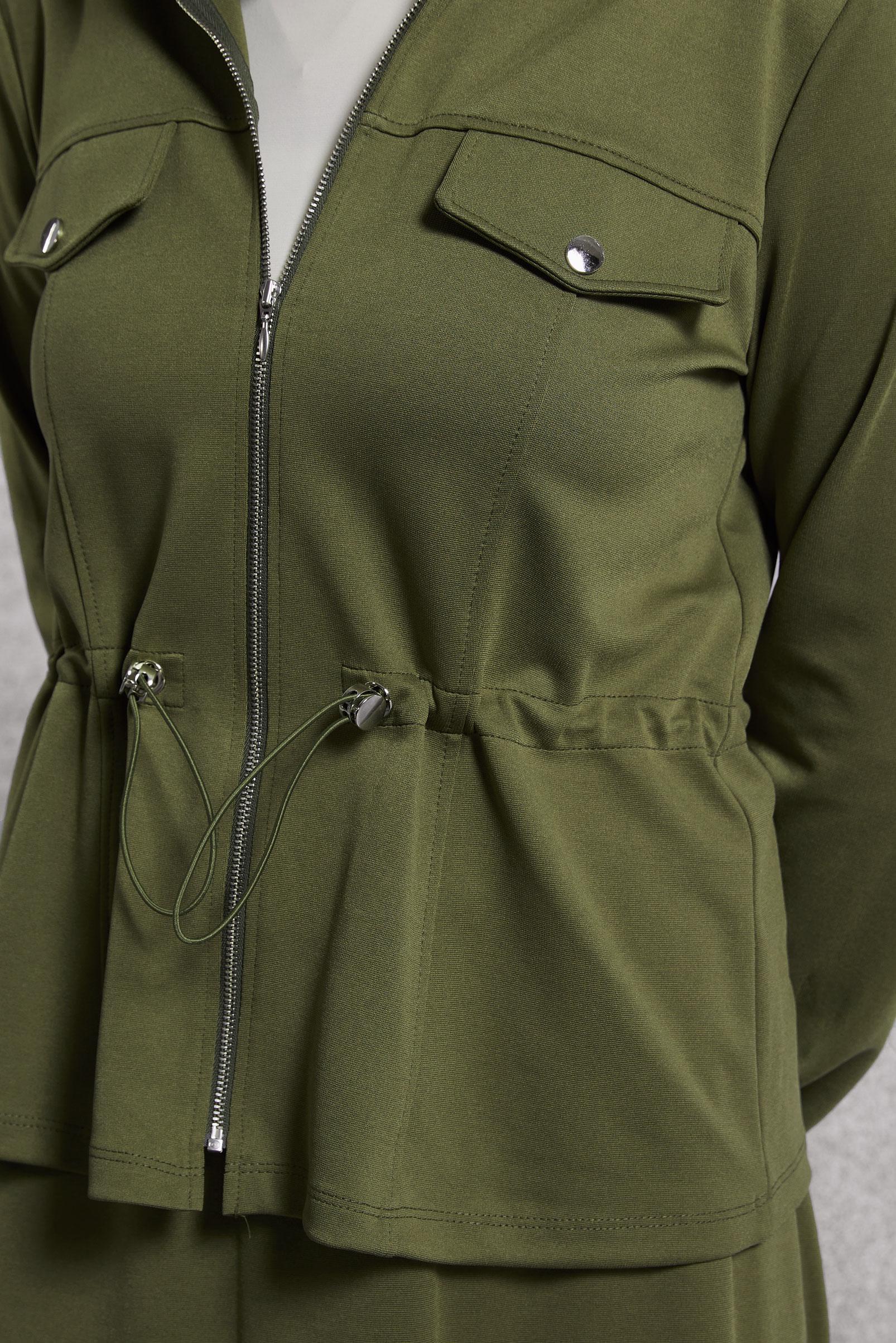 Vêtements hijab KAKI COMBINAISON DE SURVÊTEMENT À JUPE 45097