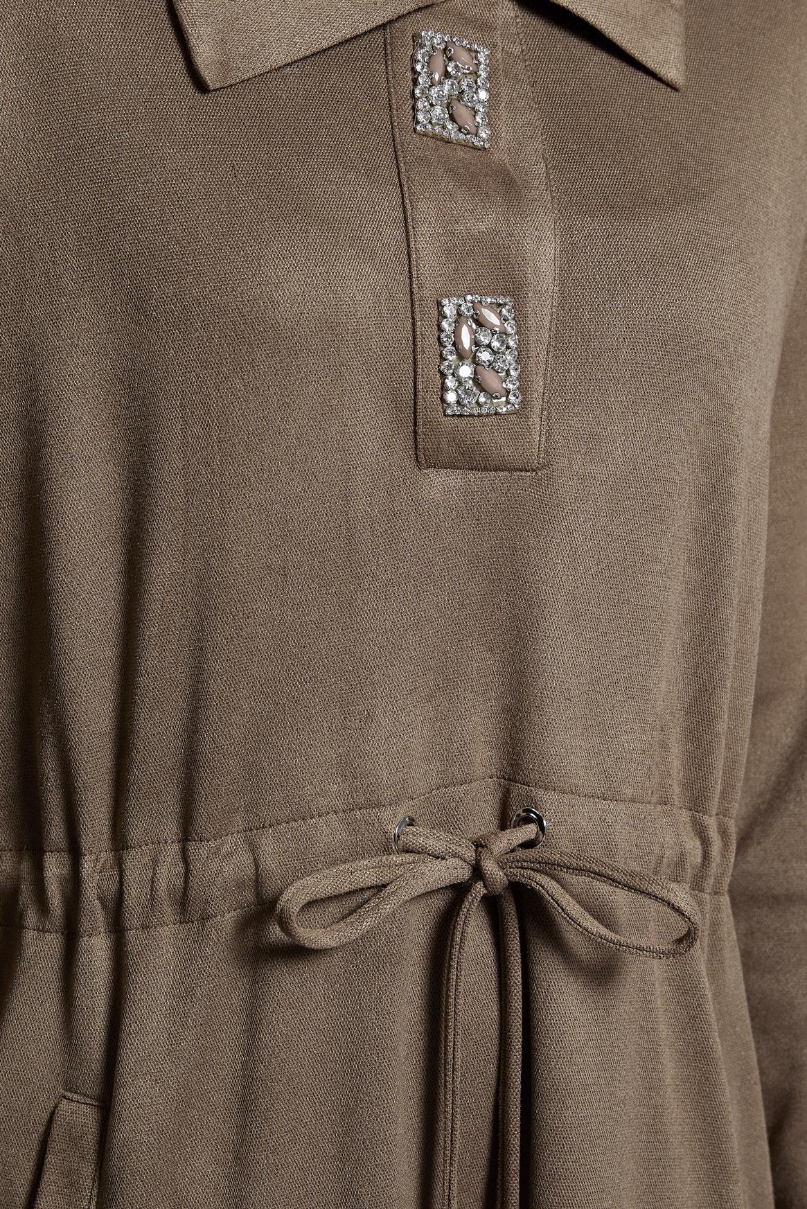 Hijab clothing MINK TRACKSUIT DRESS WITH GEM 45107