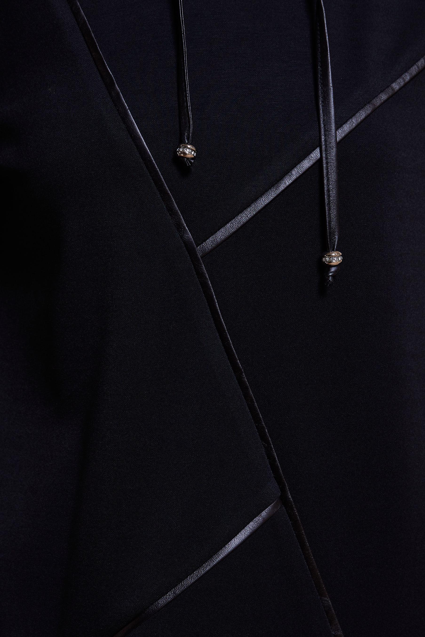 Hijab clothing BLACK HOODED TRACKSUIT TUNIC 45113