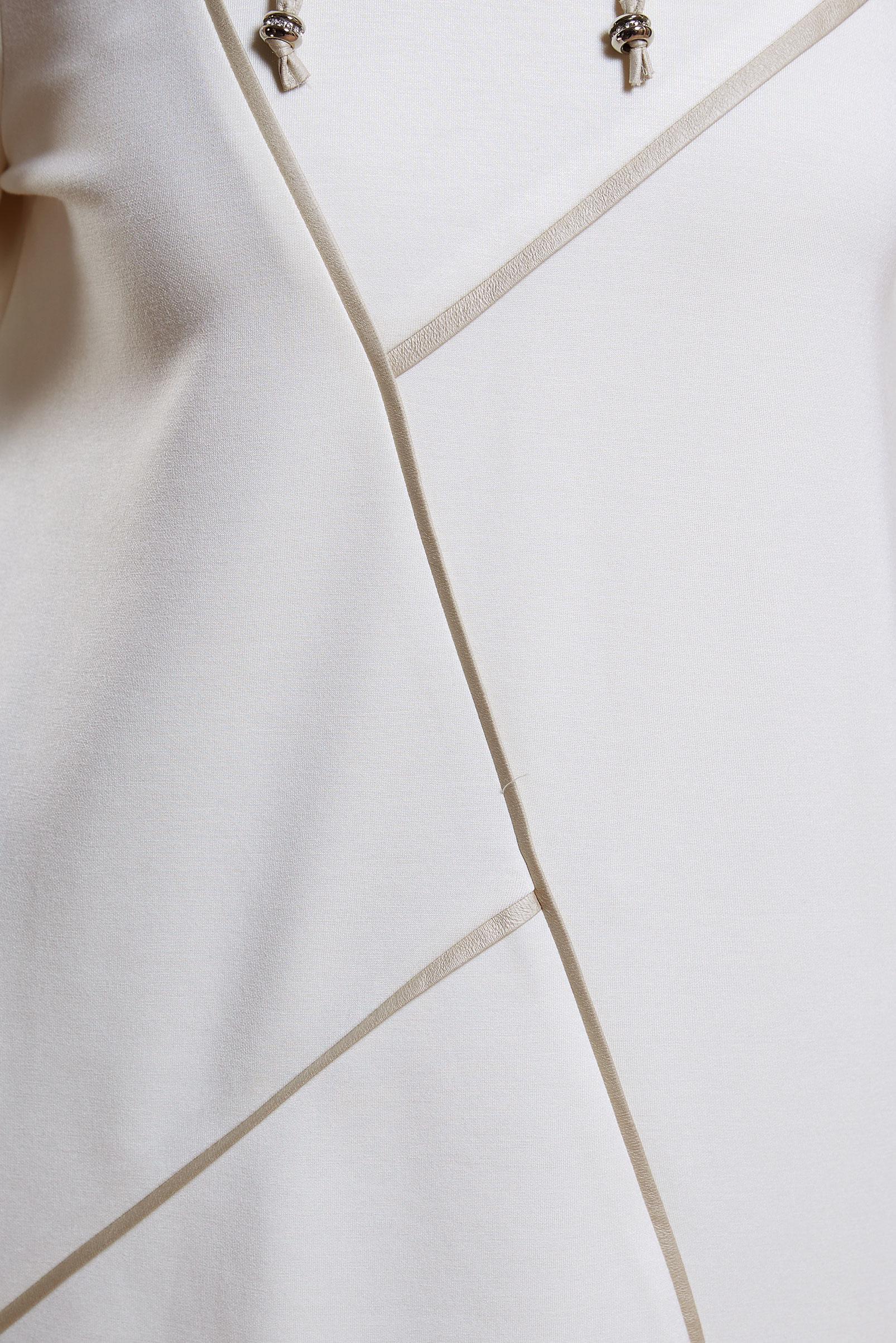 Tesettür giyim EKRU KAPÜŞONLU EŞOFMAN TUNİK 45113