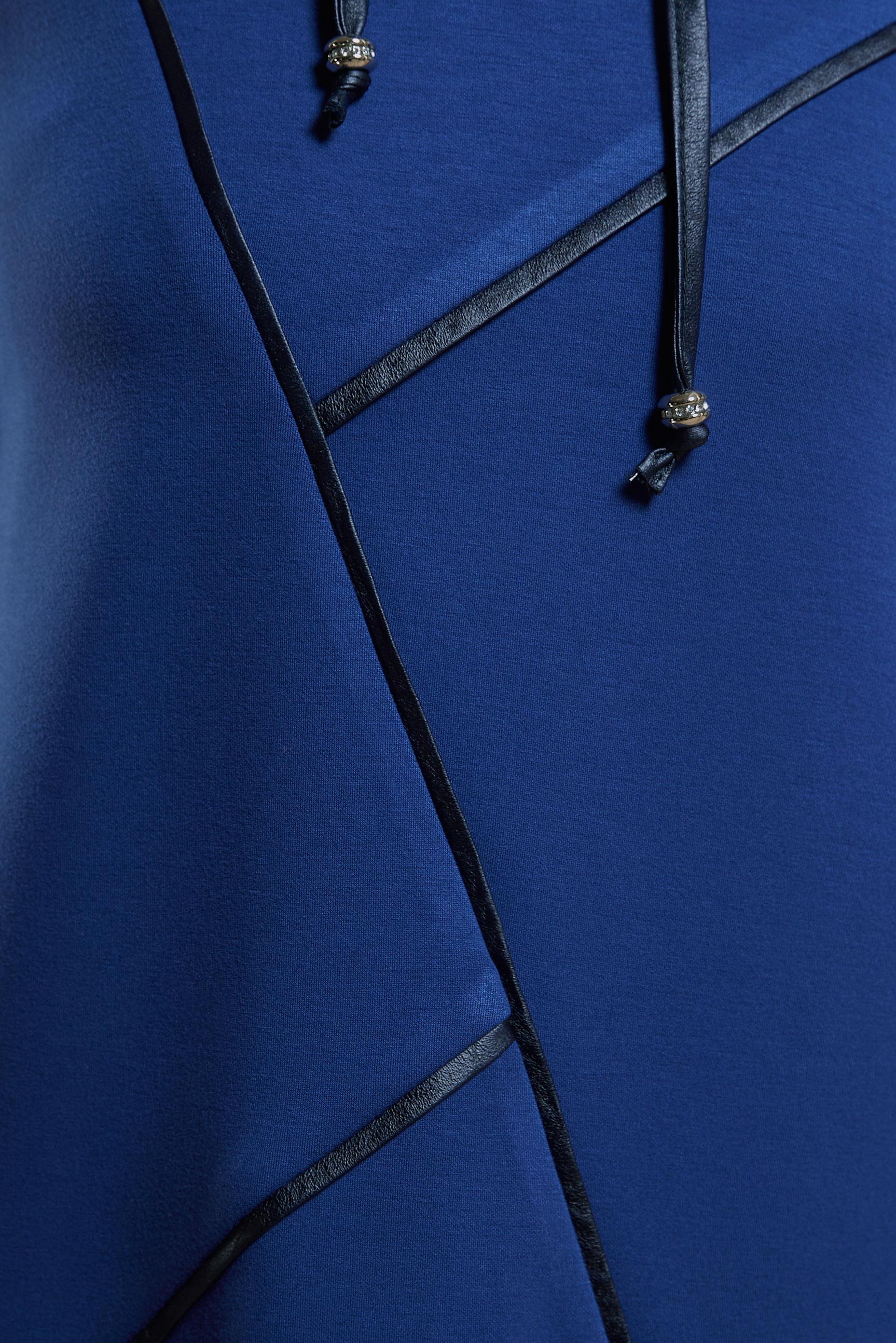 Hijab clothing NAVY BLUE HOODED TRACKSUIT TUNIC 45113